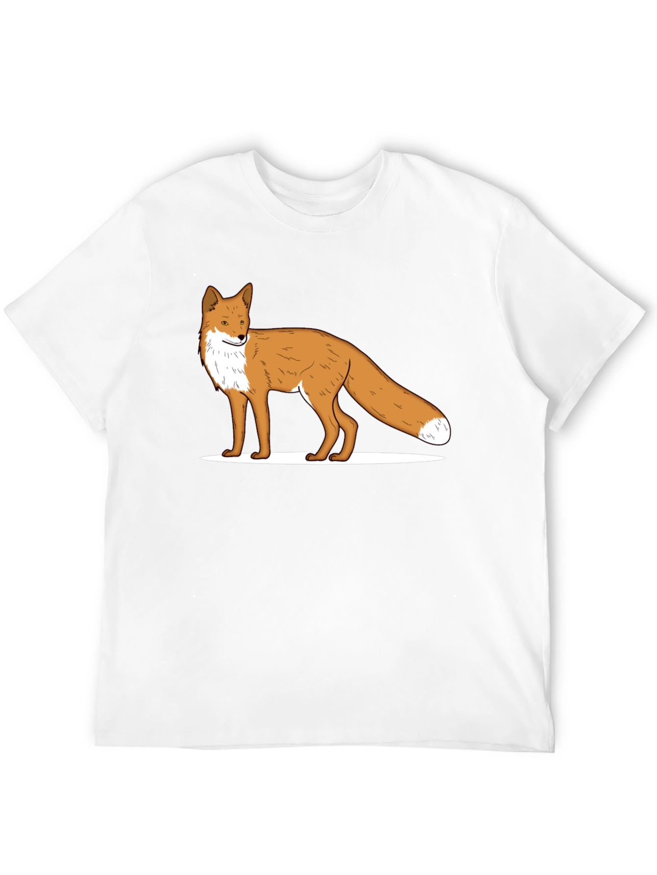 Fox Graphic Black T-Shirt - Stylish Casual Wear