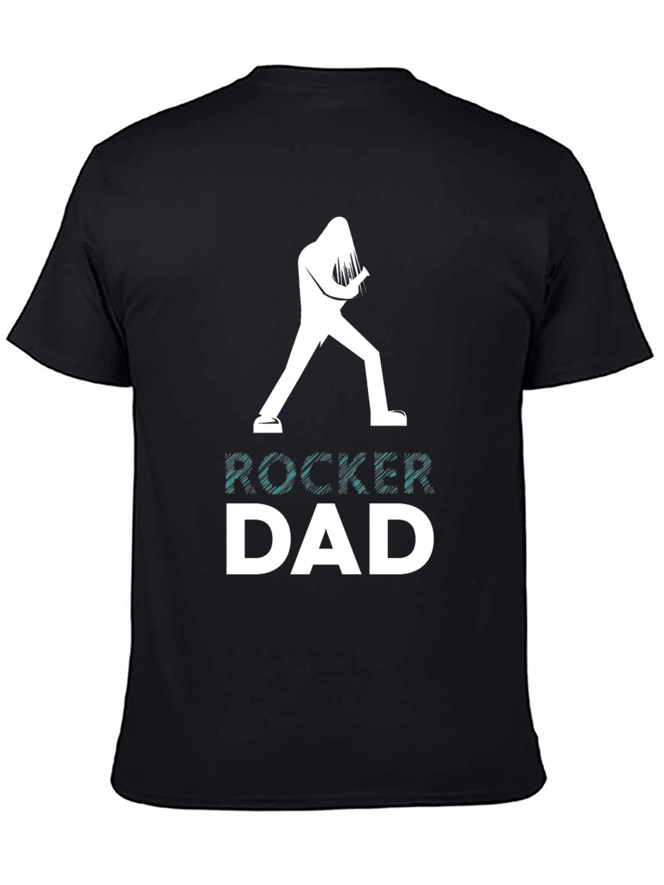 Rocker Dad T-Shirt - Cool Music Lover Tee