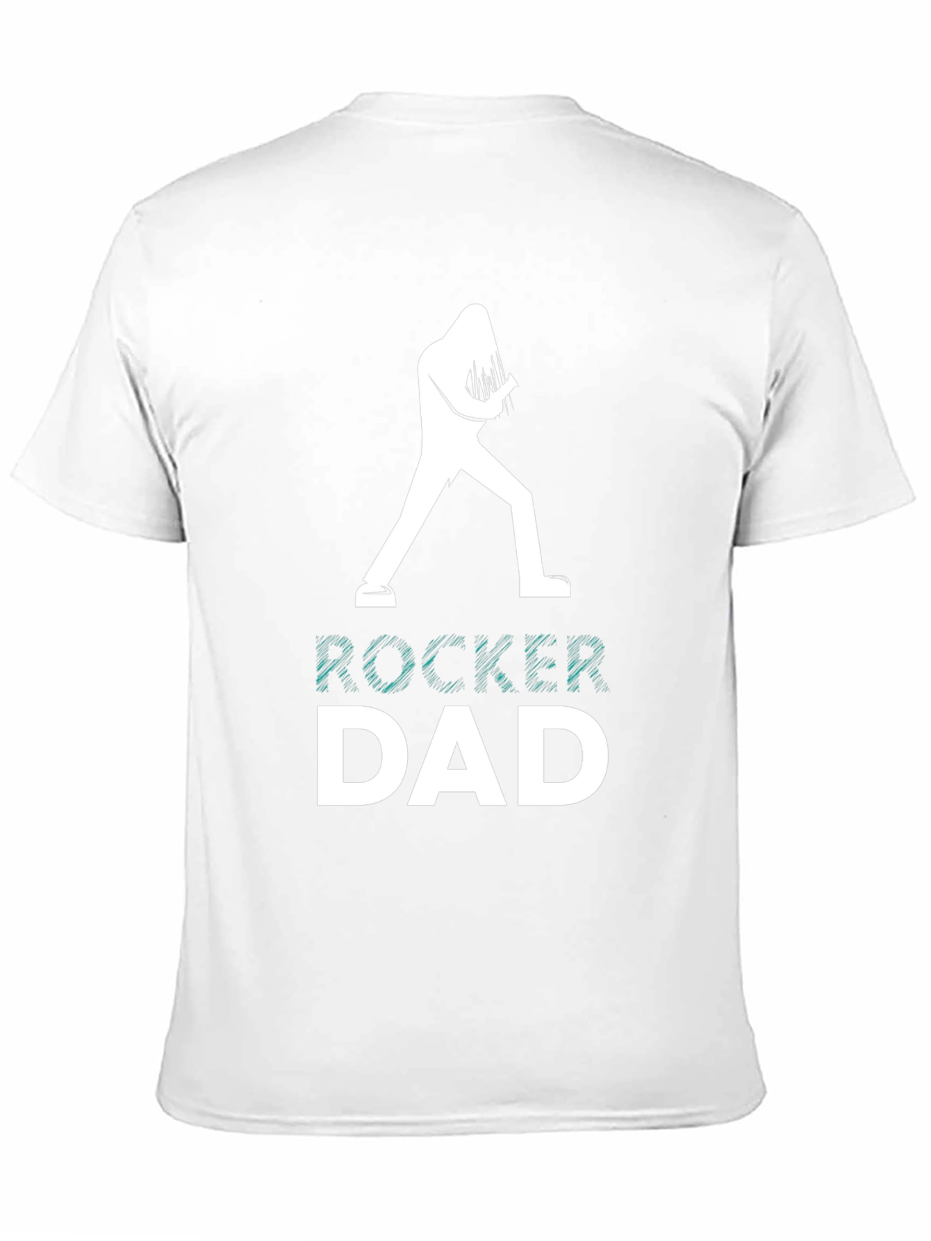 Rocker Dad T-Shirt - Cool Music Lover Tee