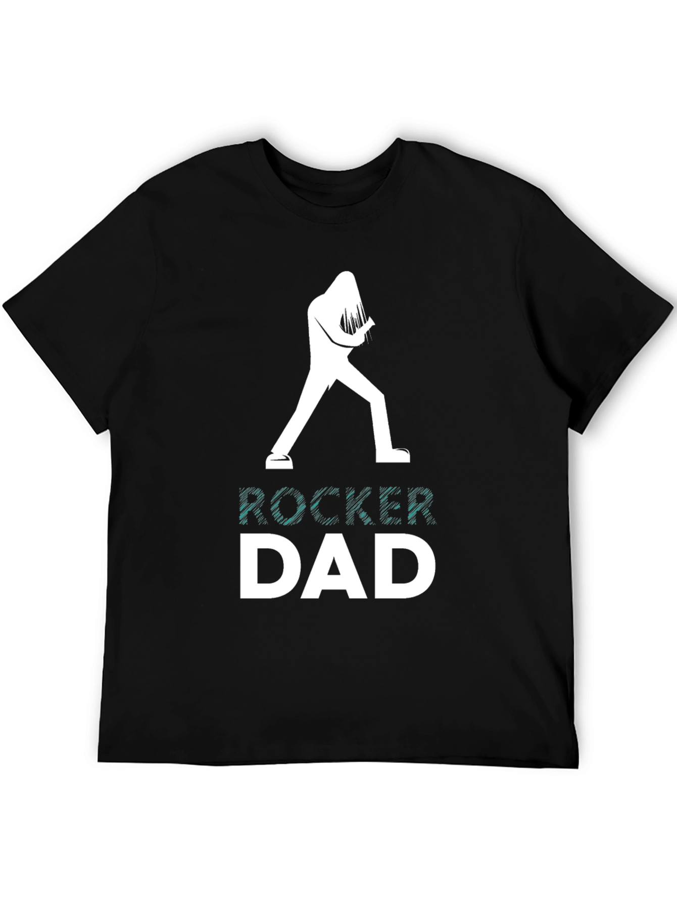 Rocker Dad T-Shirt - Cool Music Lover Tee