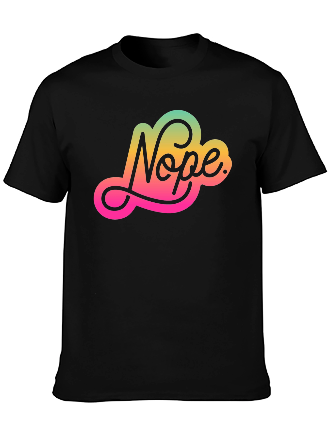 Nope Graphic Tee - Trendy Comfort
