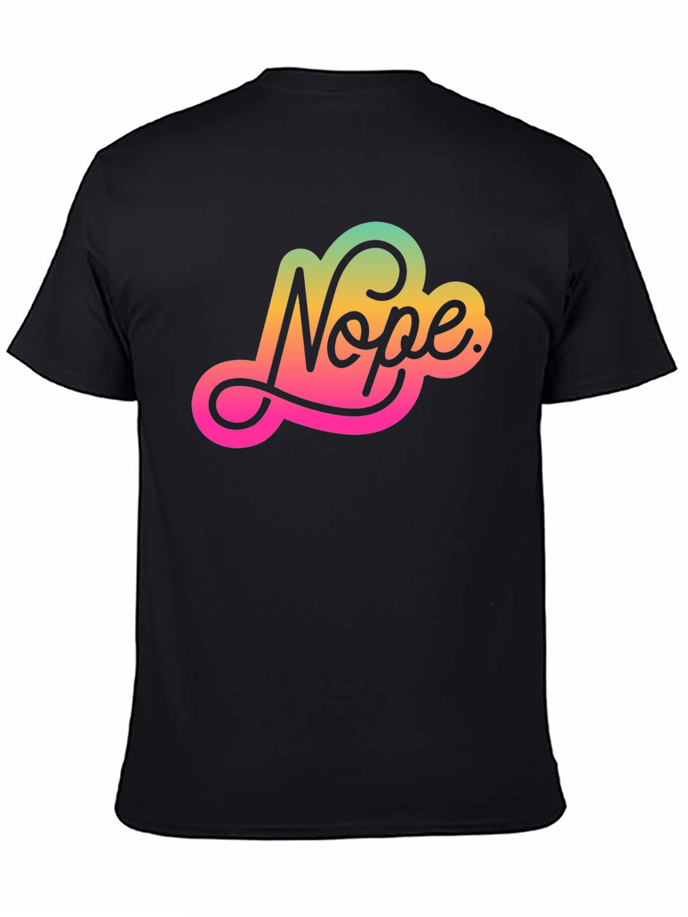 Nope Graphic Tee - Trendy Comfort