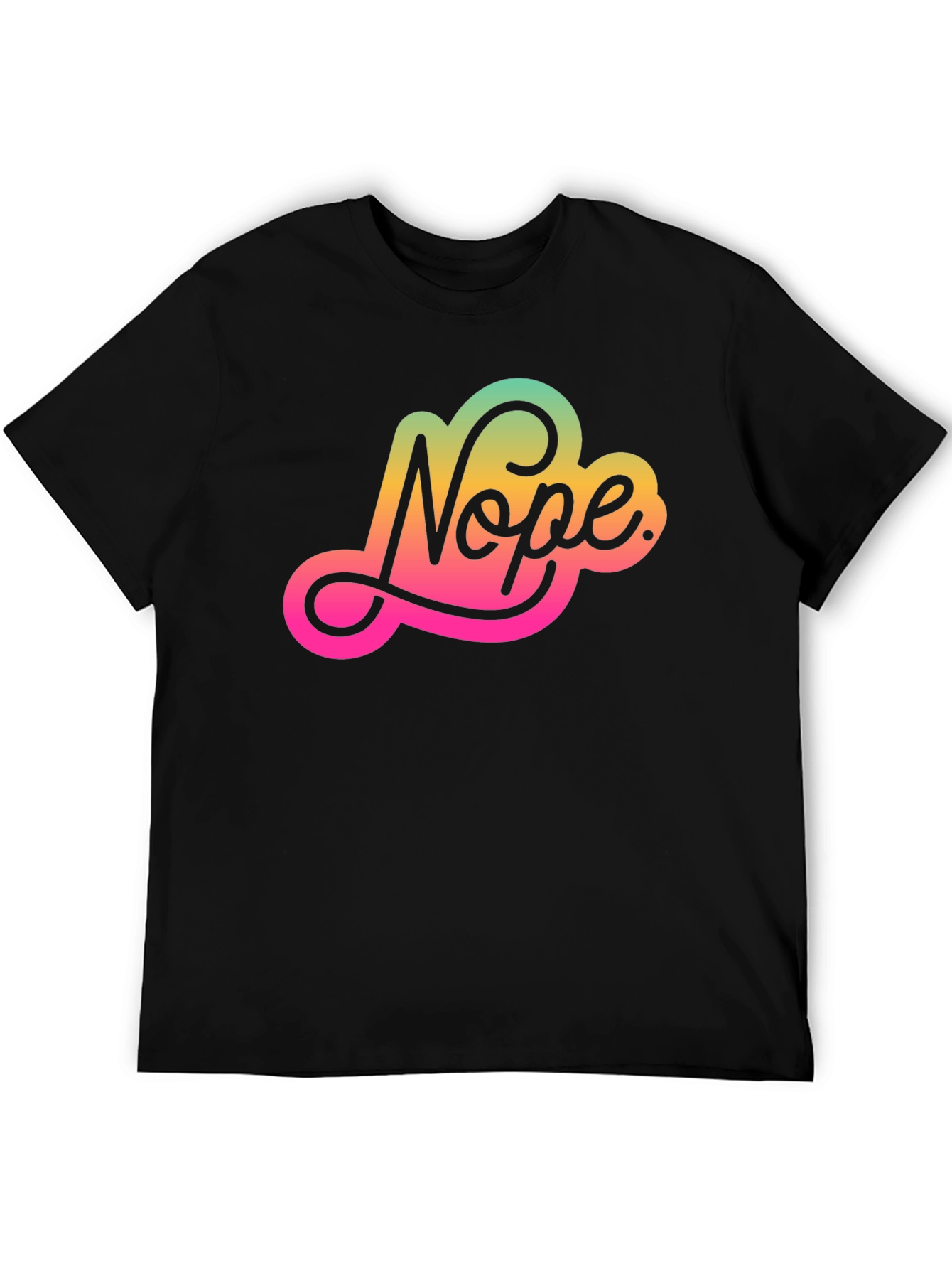 Nope Graphic Tee - Trendy Comfort