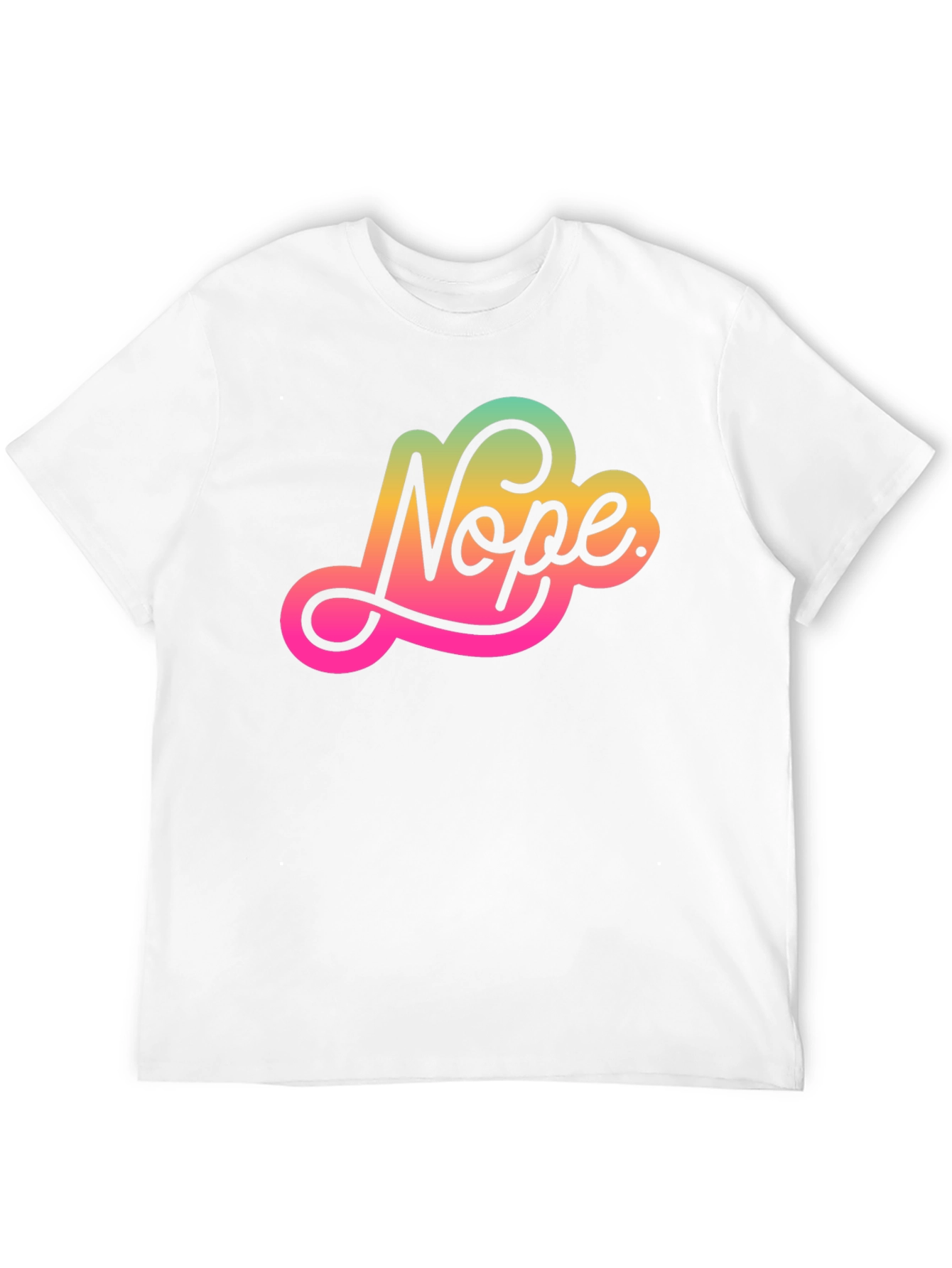 Nope Graphic Tee - Trendy Comfort