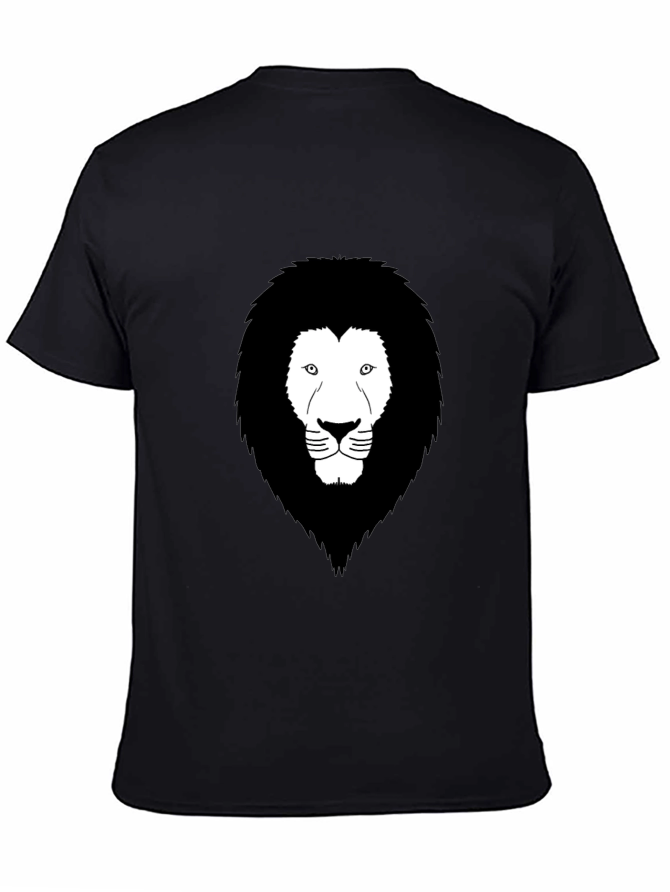 Lion Graphic Black T-Shirt - Mens Fashion Tee