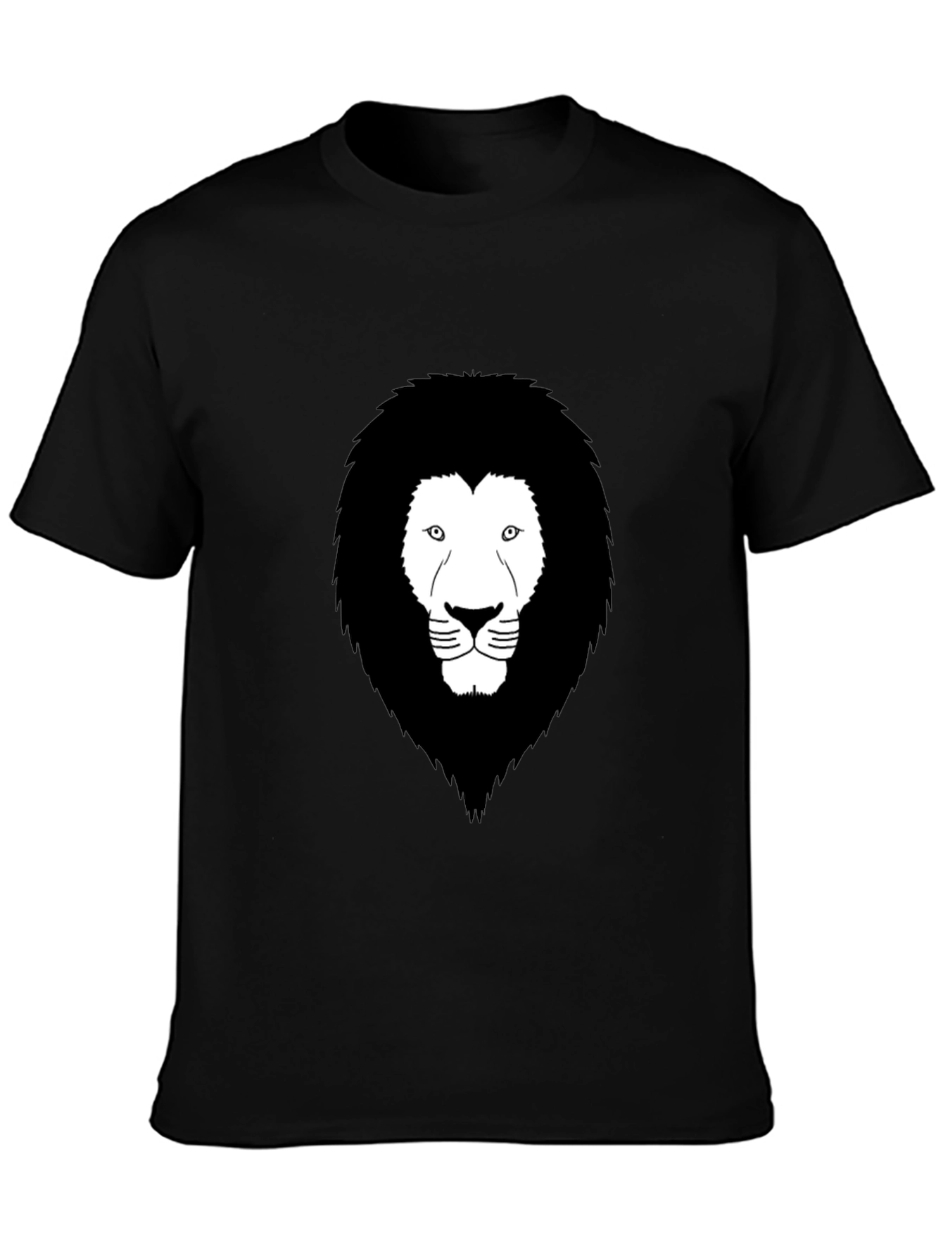 Lion Graphic Black T-Shirt - Mens Fashion Tee