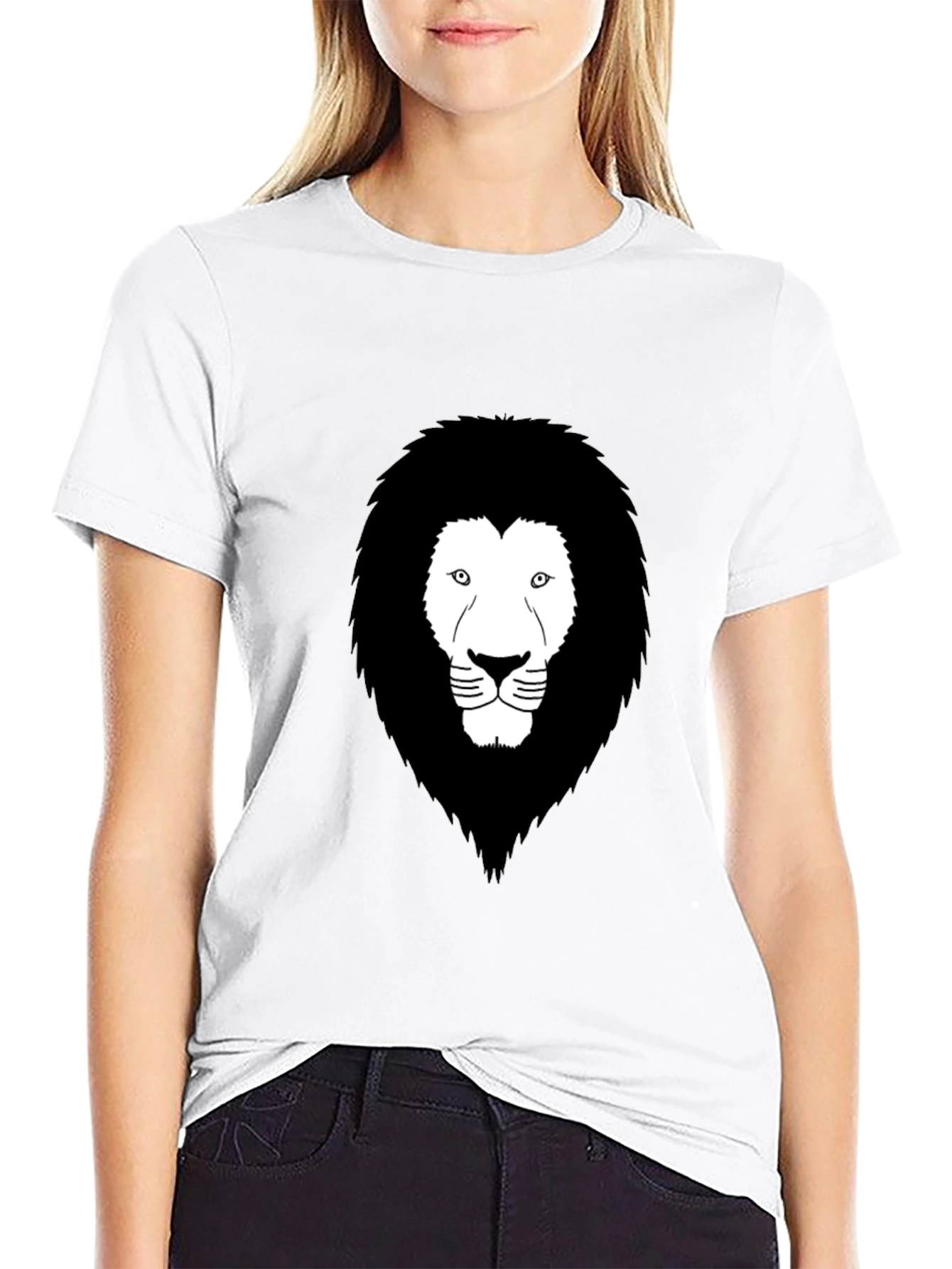 Lion Graphic Black T-Shirt - Mens Fashion Tee