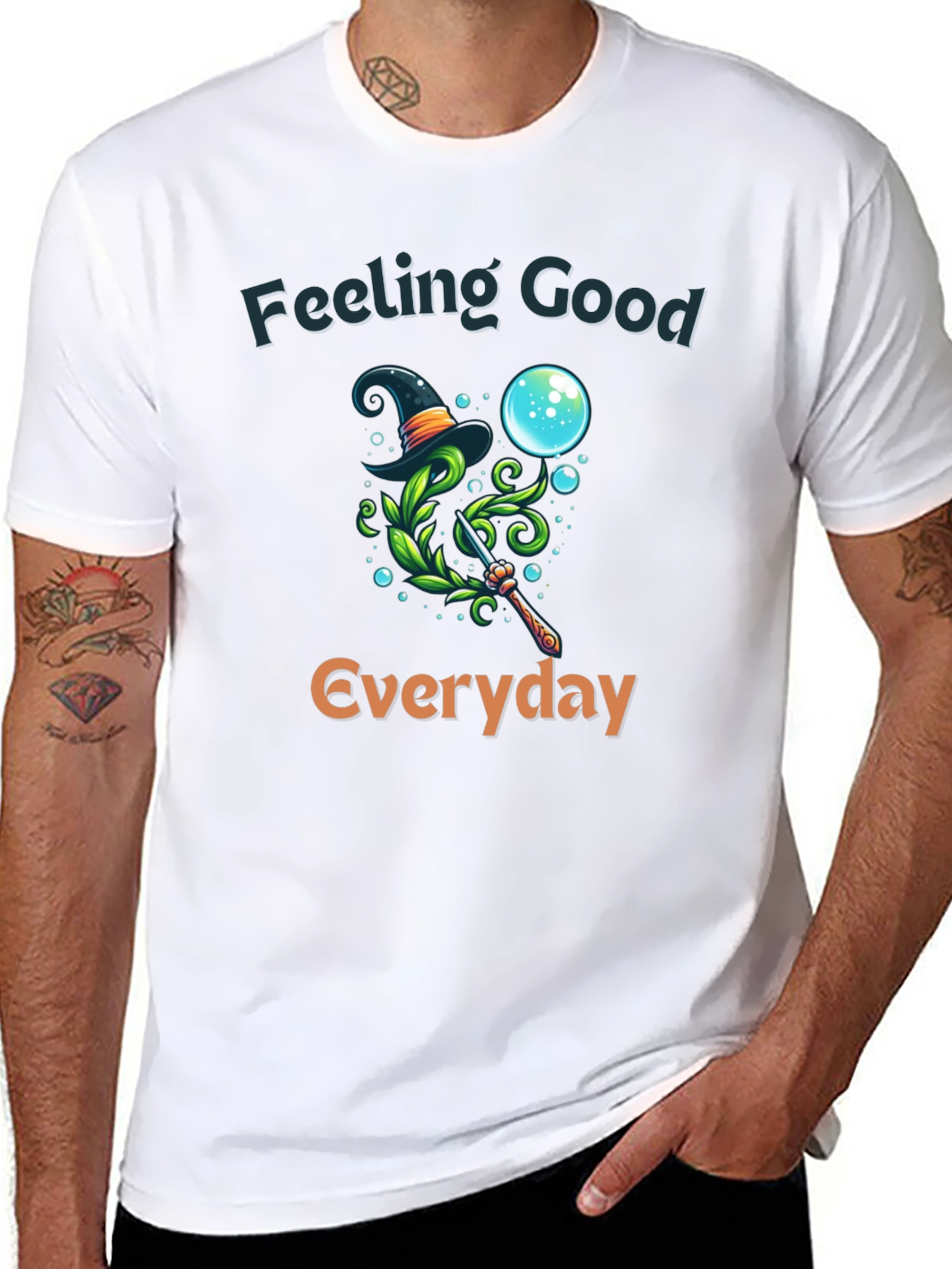 Feeling Good Everyday Graphic T-Shirt