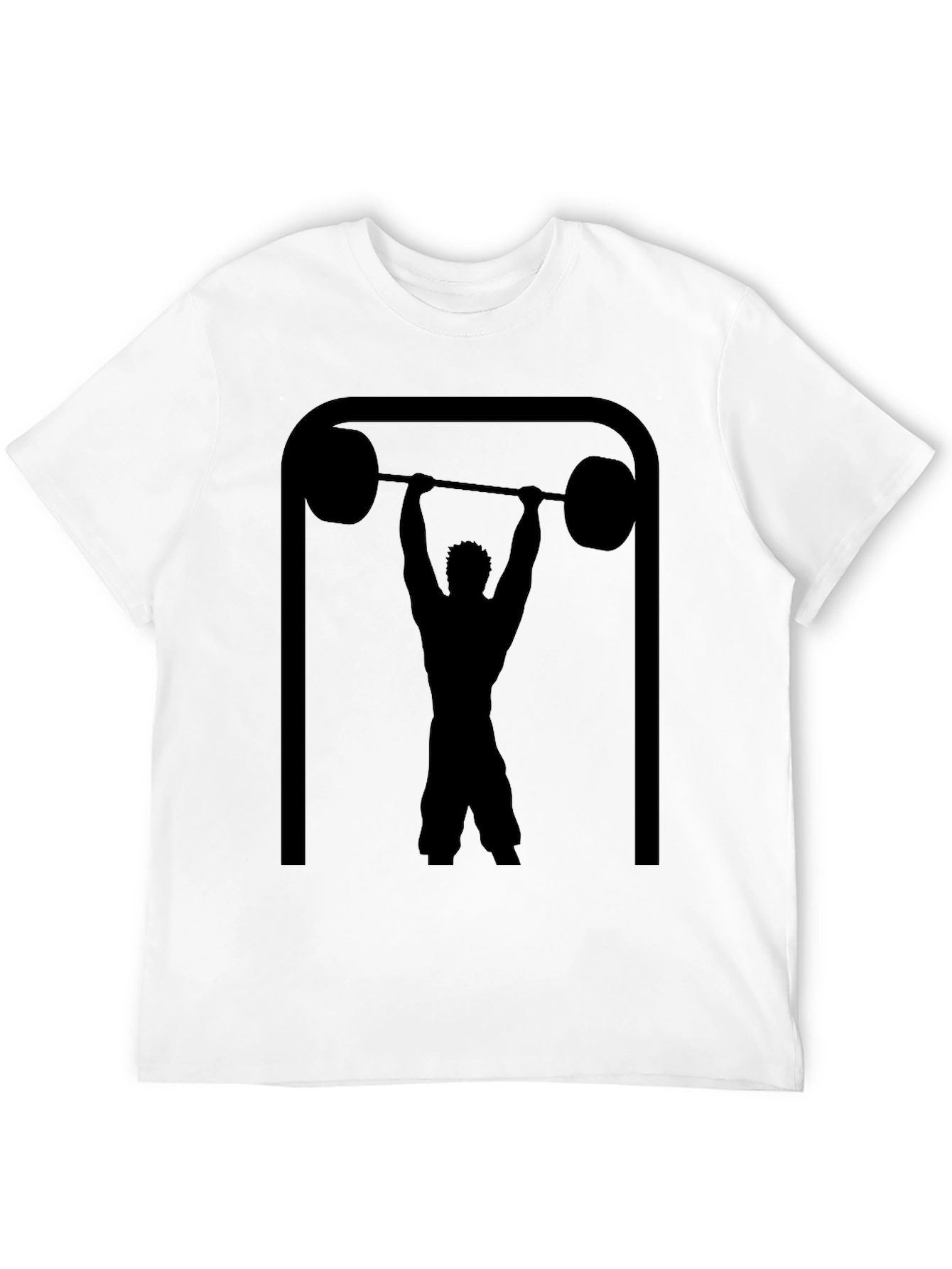 Weightlifting Silhouette Graphic Tee