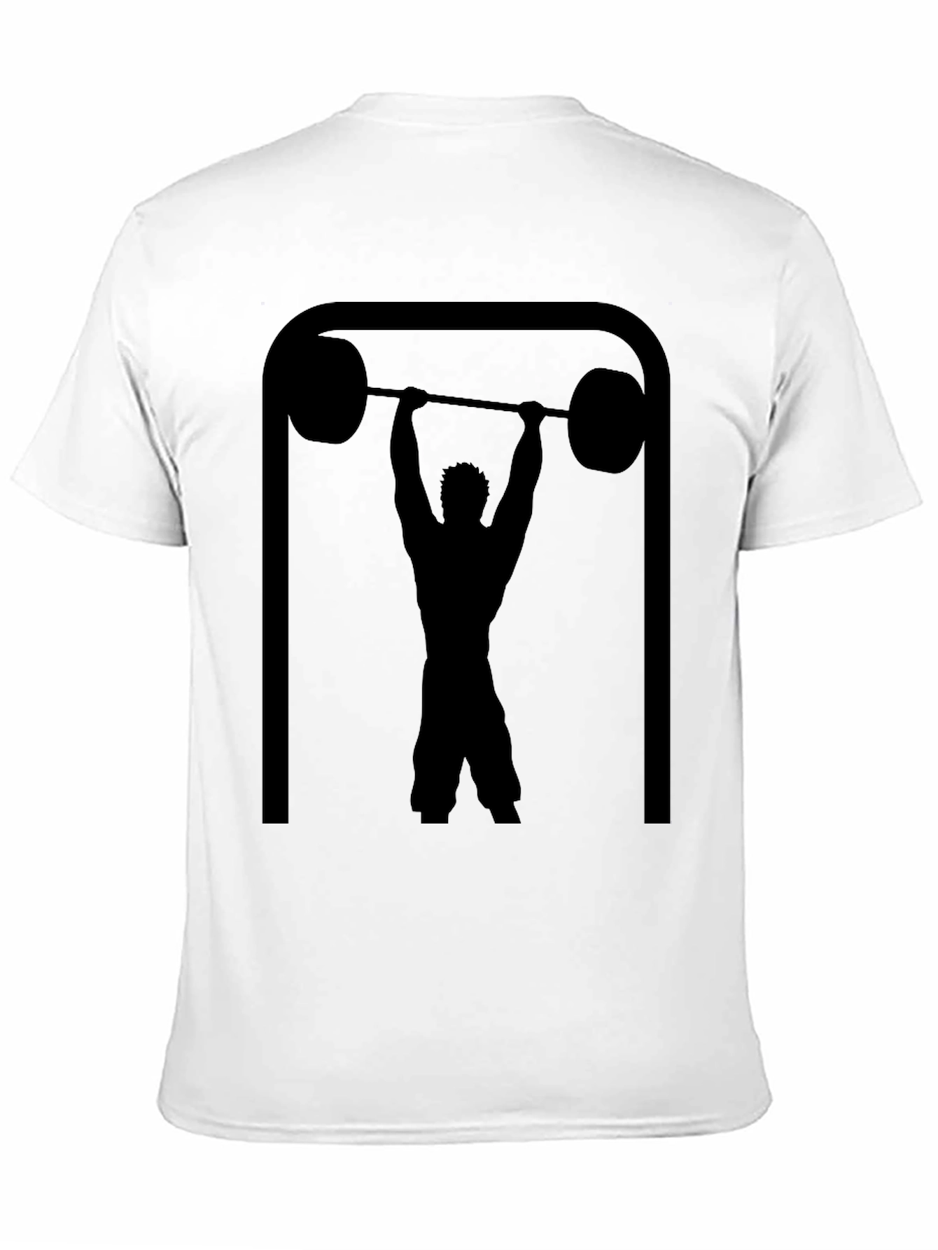 Weightlifting Silhouette Graphic Tee