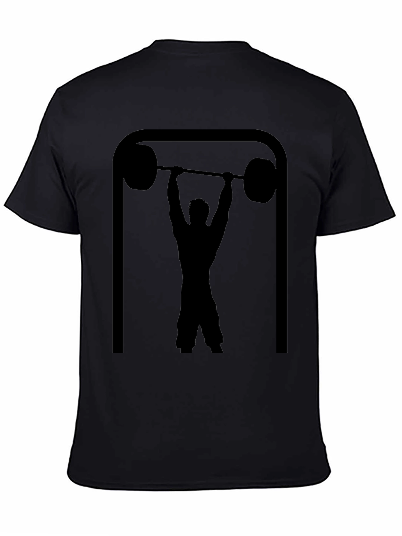 Weightlifting Silhouette Graphic Tee