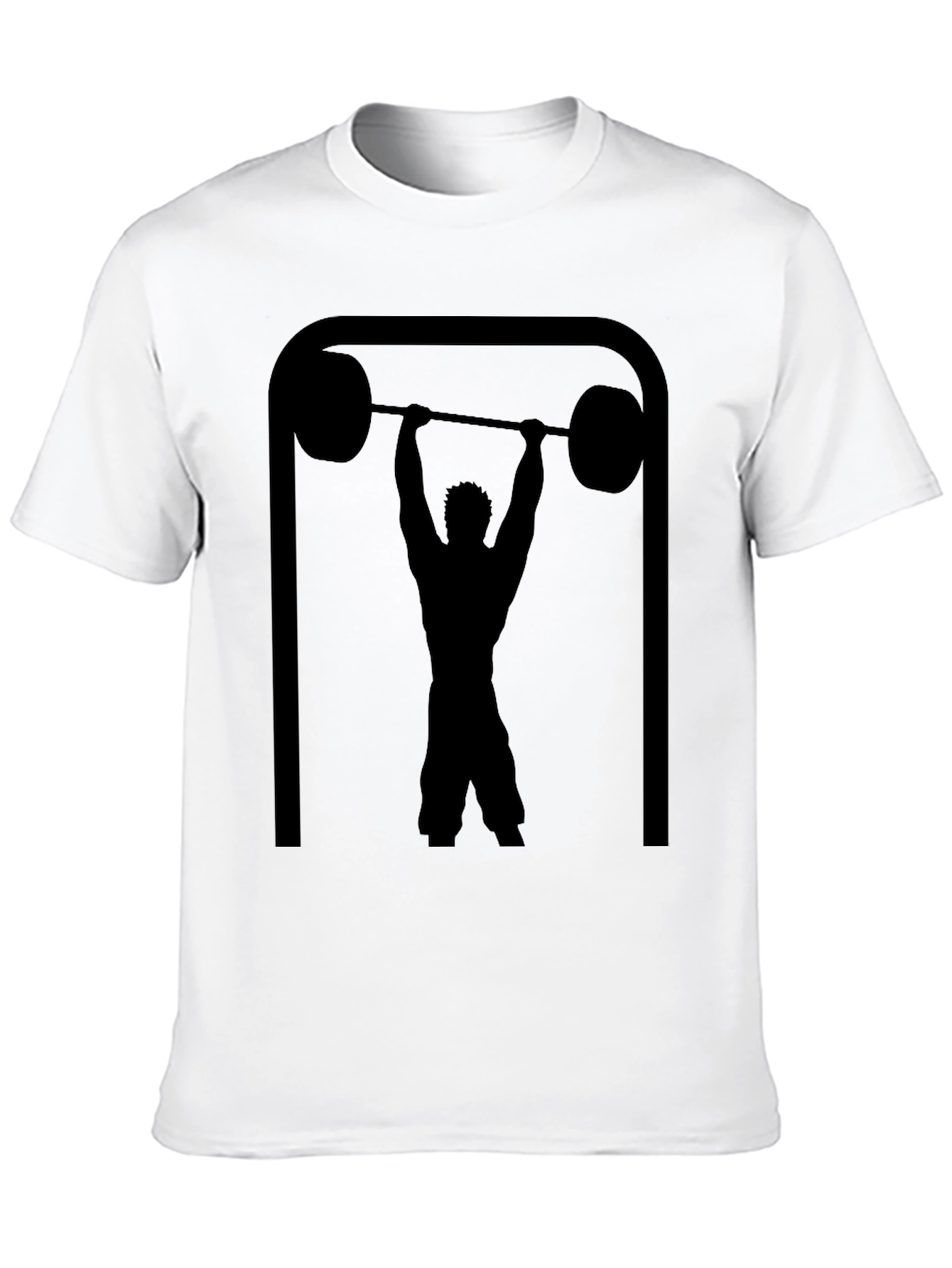 Weightlifting Silhouette Graphic Tee
