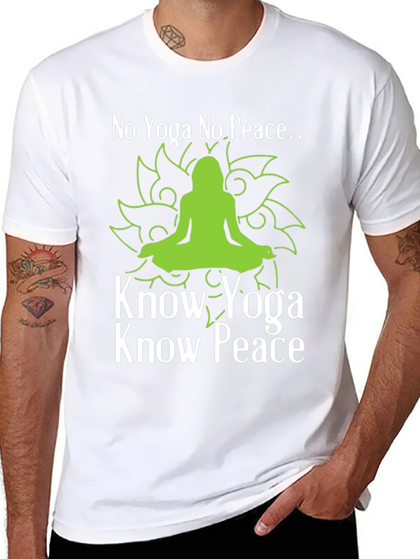 Yoga Peace T-Shirt - Know Yoga Know Peace Tee