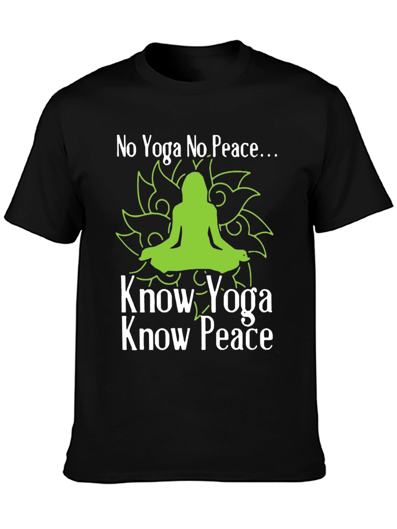 Yoga Peace T-Shirt - Know Yoga Know Peace Tee
