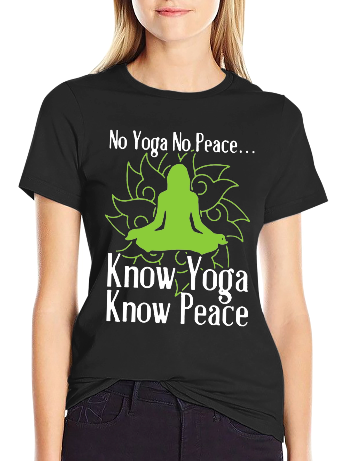 Yoga Peace T-Shirt - Know Yoga Know Peace Tee