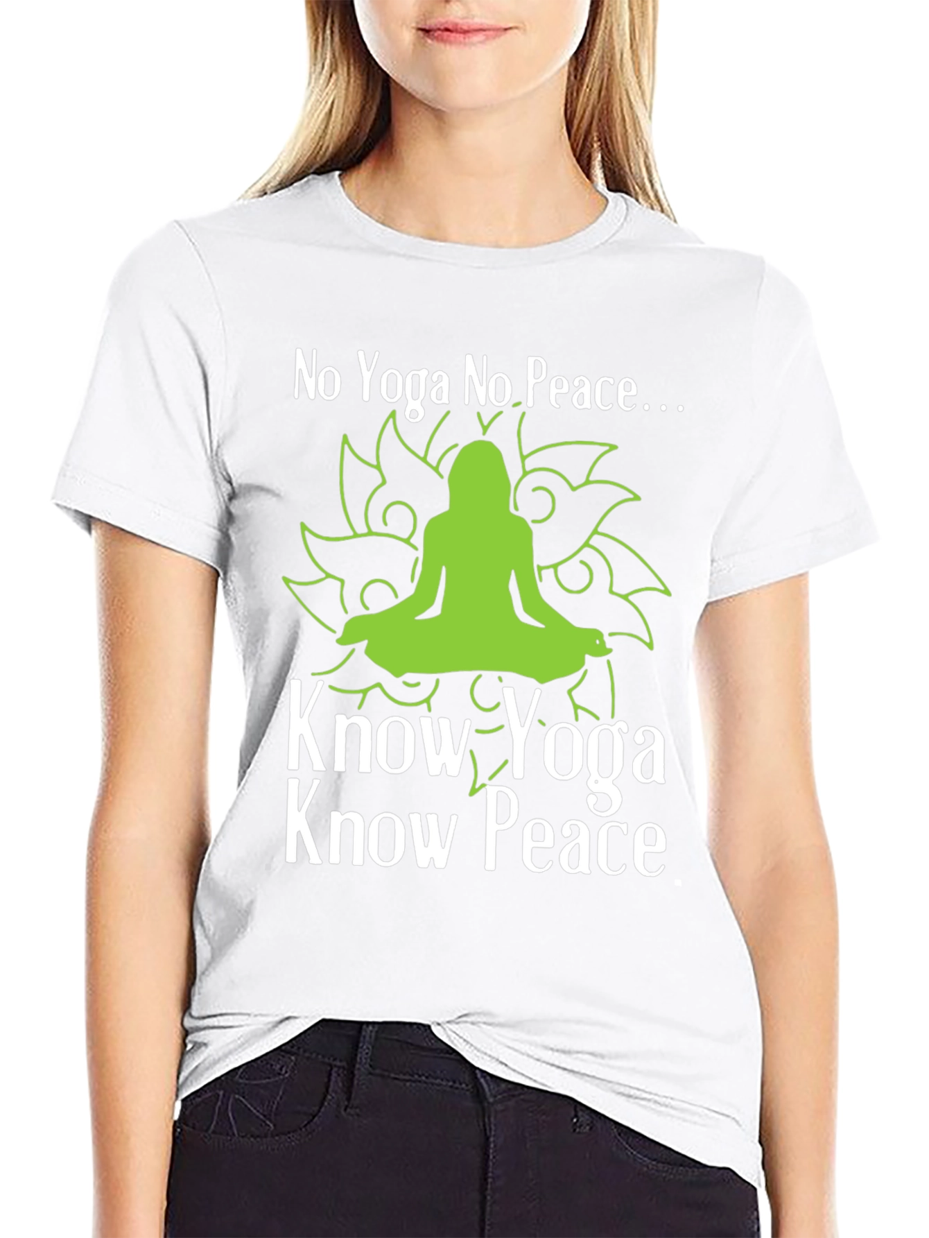 Yoga Peace T-Shirt - Know Yoga Know Peace Tee