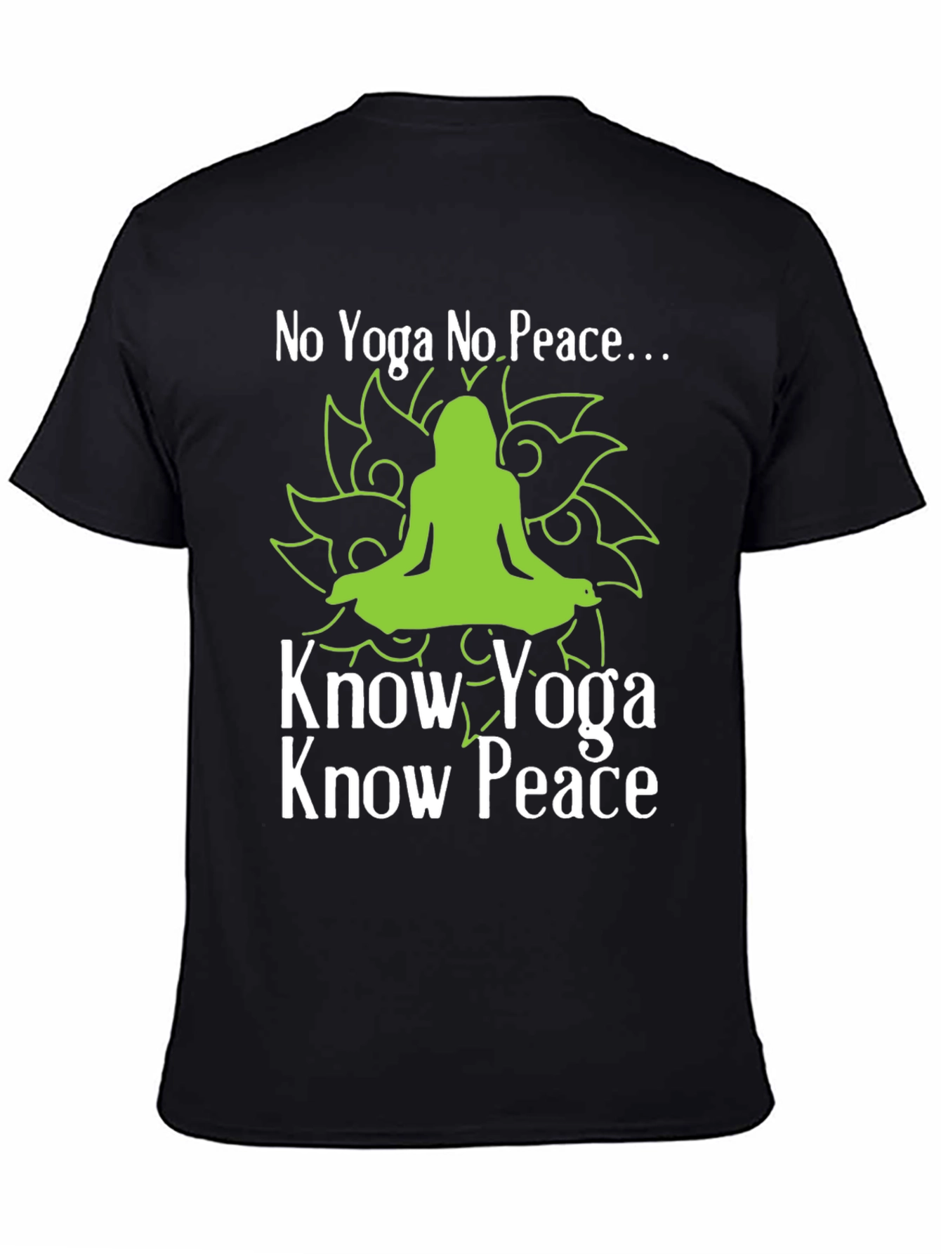Yoga Peace T-Shirt - Know Yoga Know Peace Tee