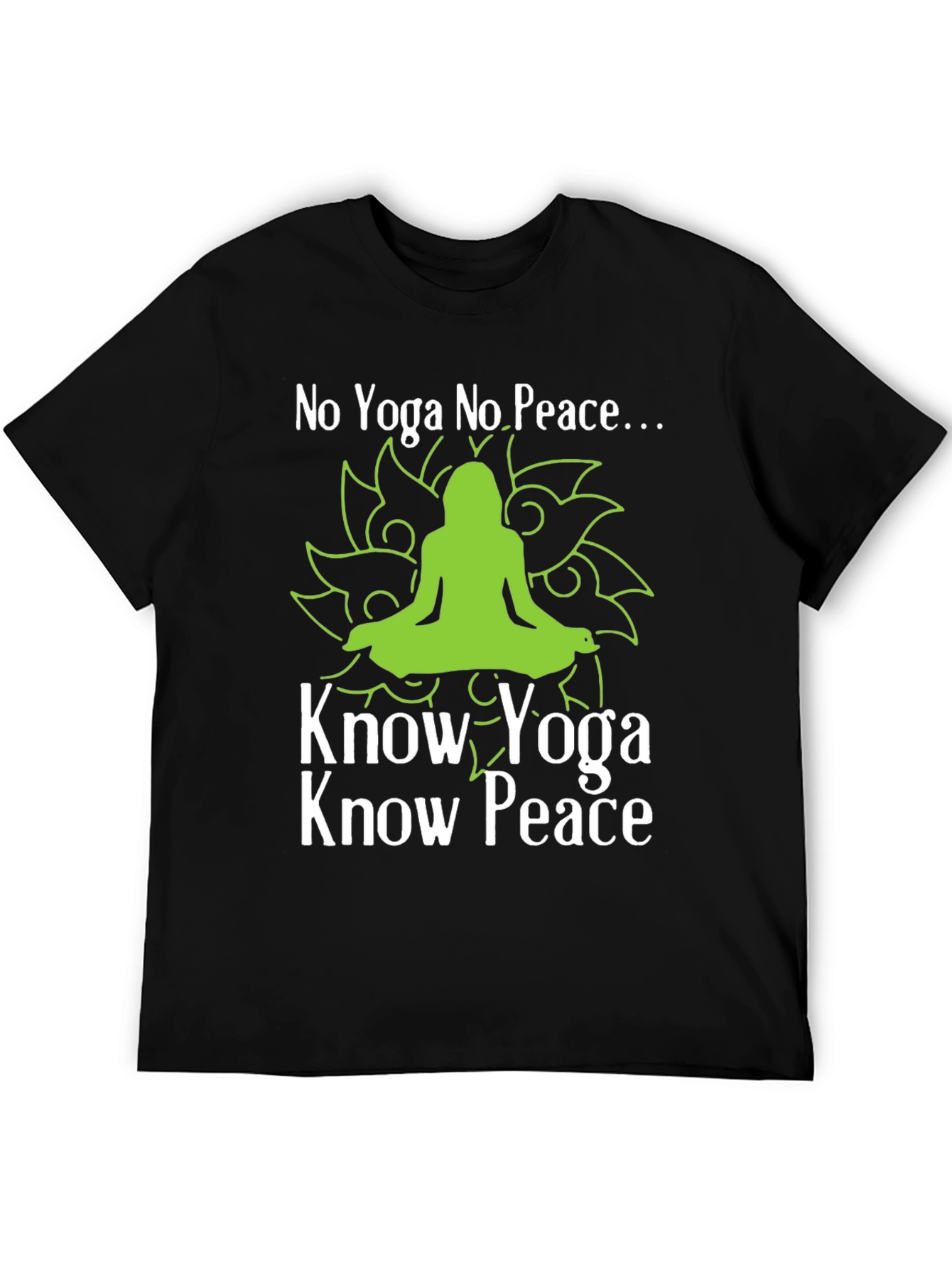 Yoga Peace T-Shirt - Know Yoga Know Peace Tee