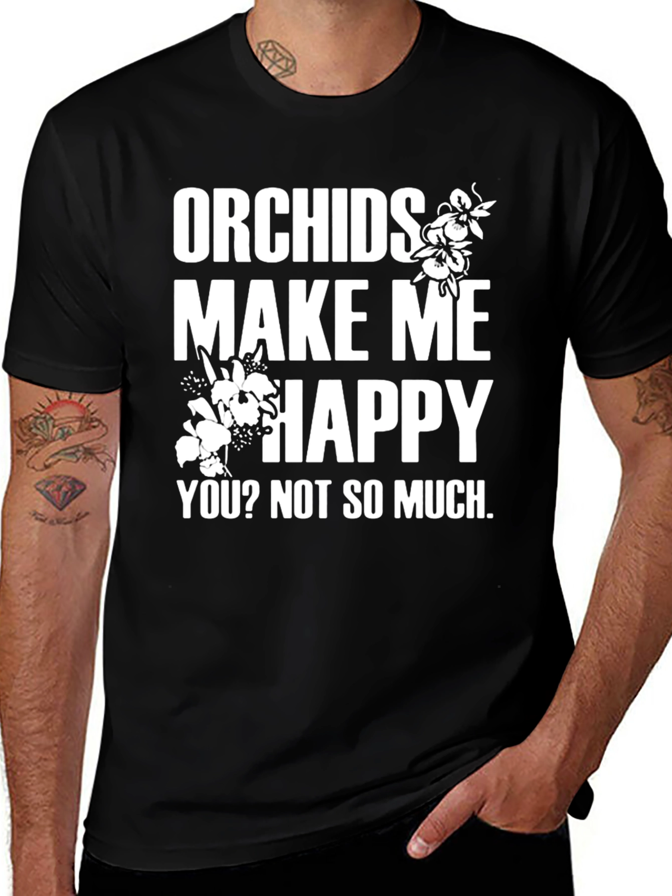 Orchids Make Me Happy T-Shirt