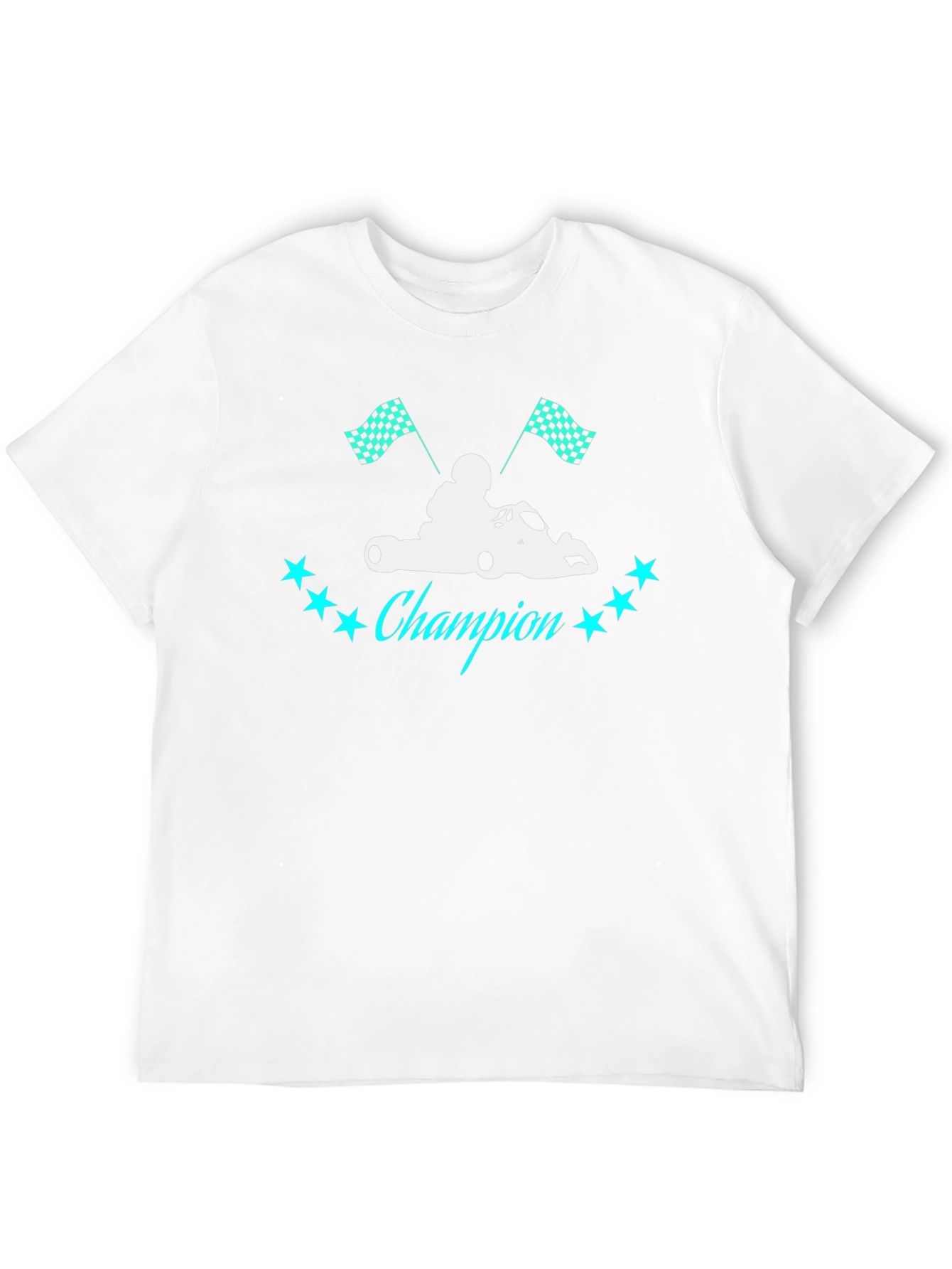 Champion Kart Racing Graphic Tee - Cool Design!