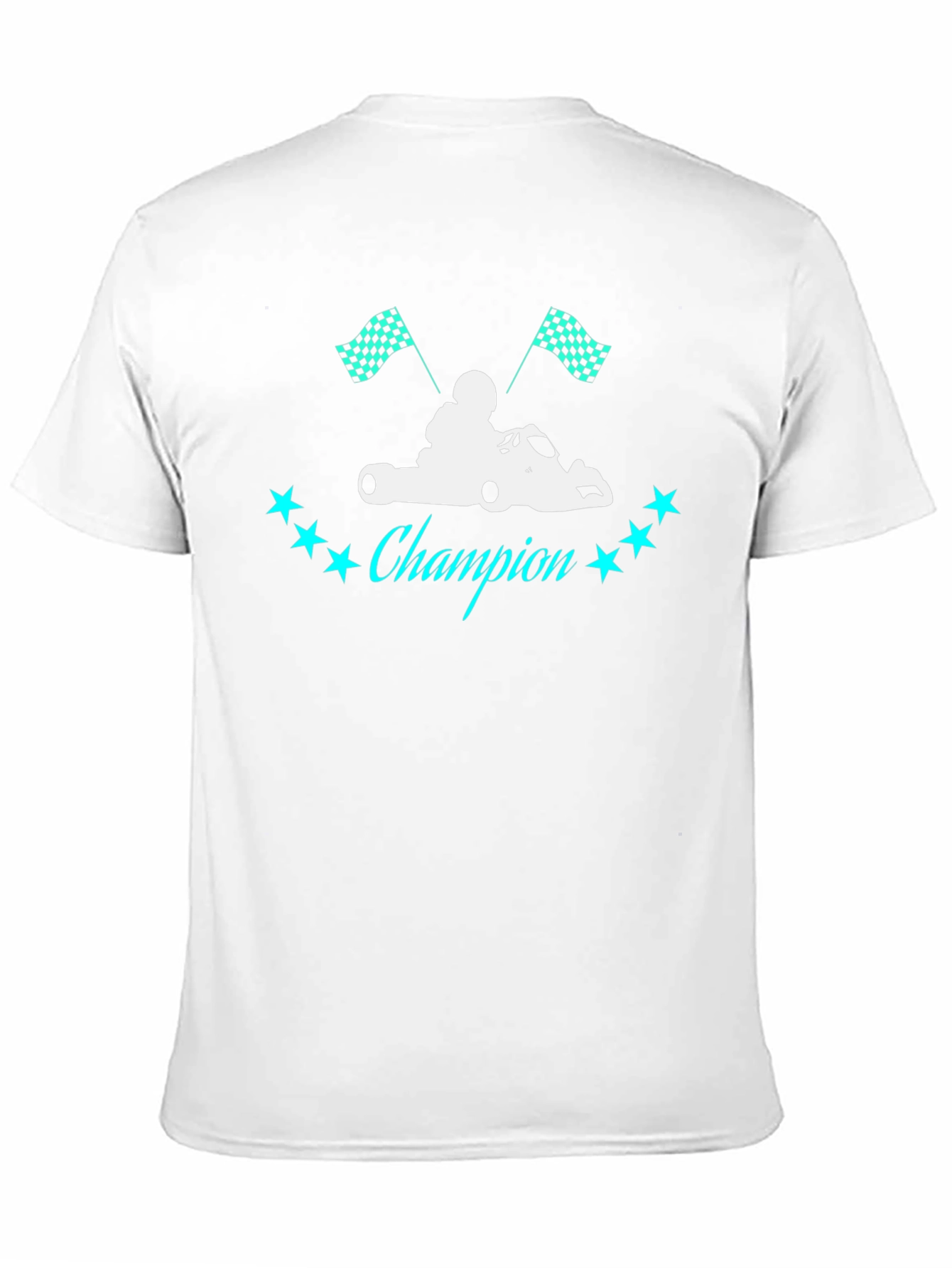 Champion Kart Racing Graphic Tee - Cool Design!