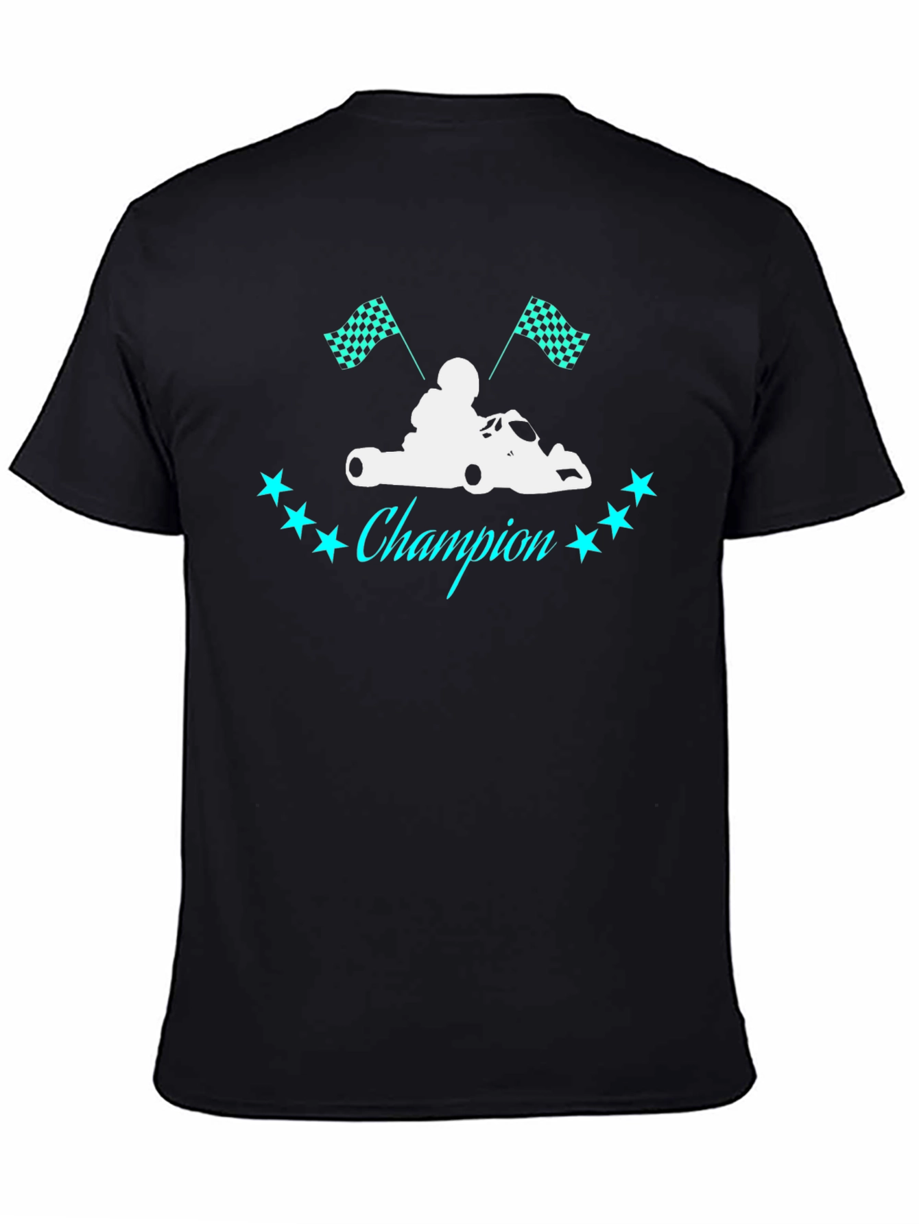 Champion Kart Racing Graphic Tee - Cool Design!
