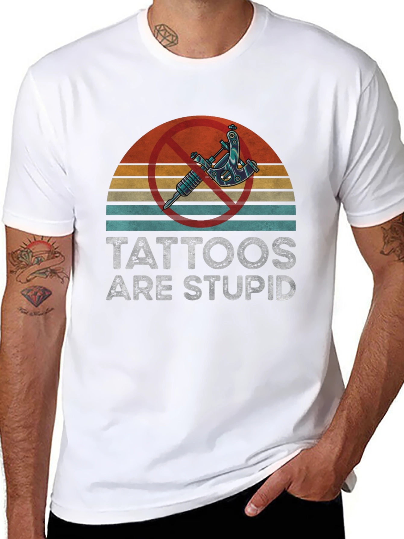 Tattoos are Stupid Graphic Tee