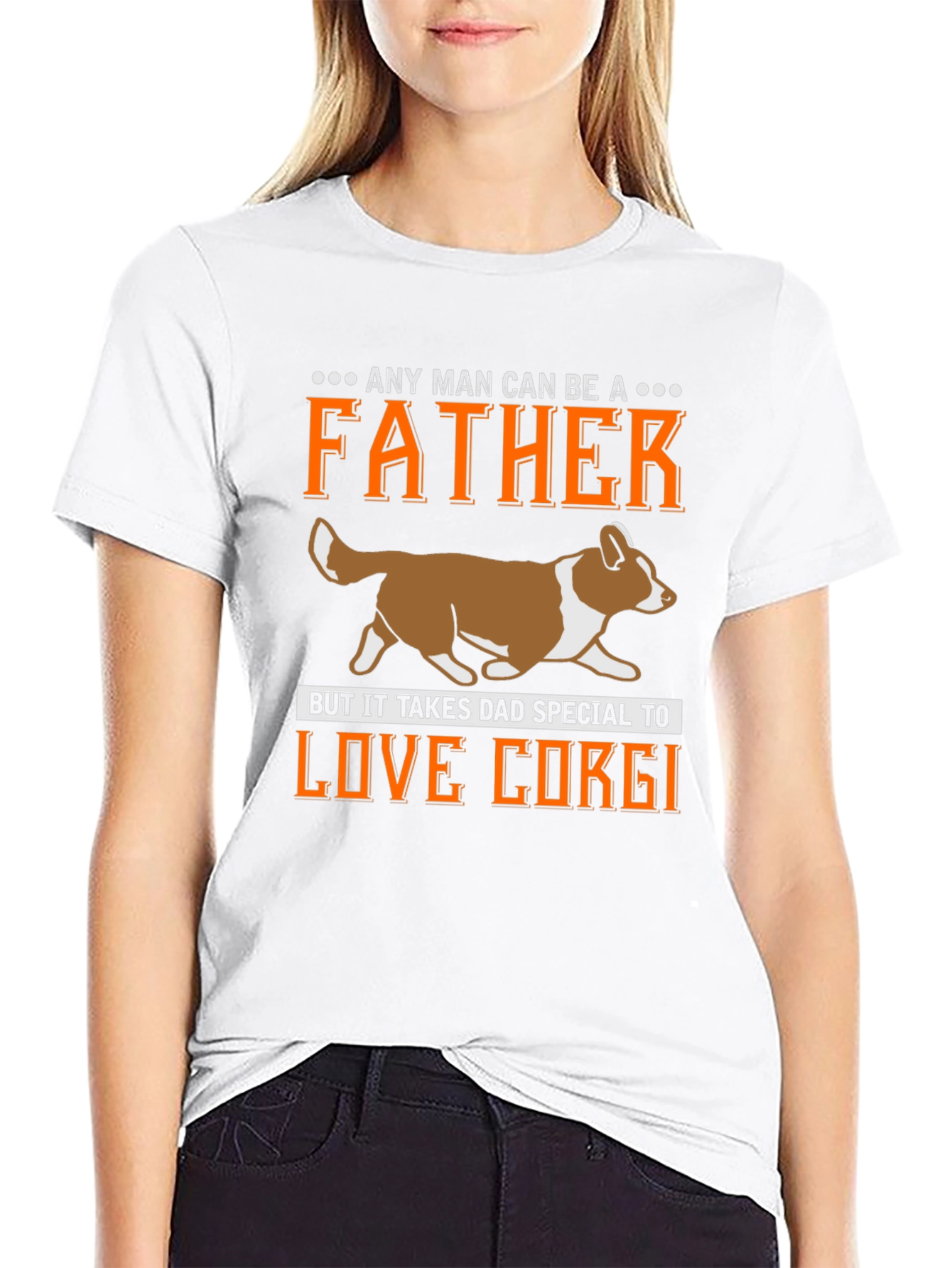 Father Love Corgi T-Shirt