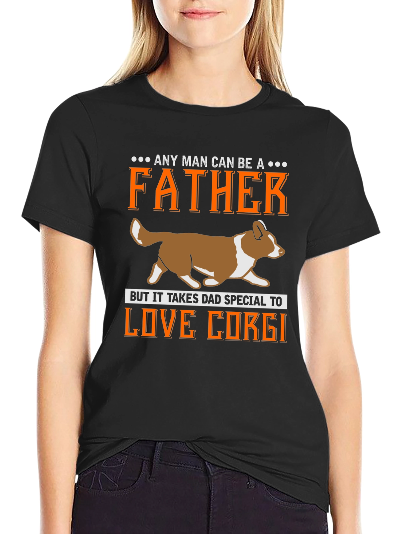 Father Love Corgi T-Shirt