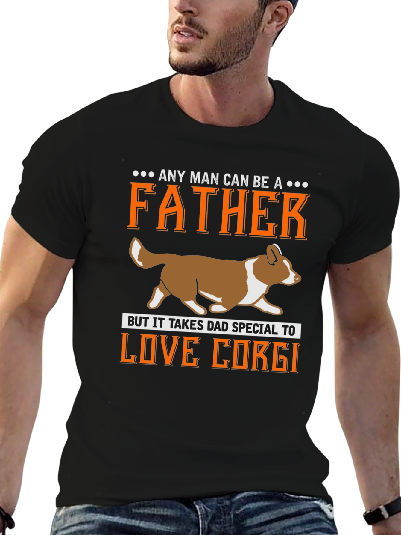 Father Love Corgi T-Shirt