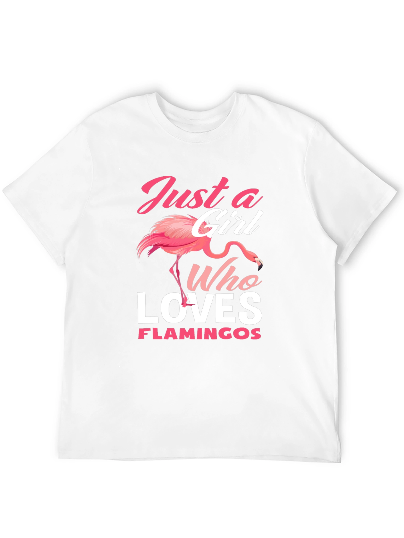 Just A Girl Who Loves Flamingos T-Shirt