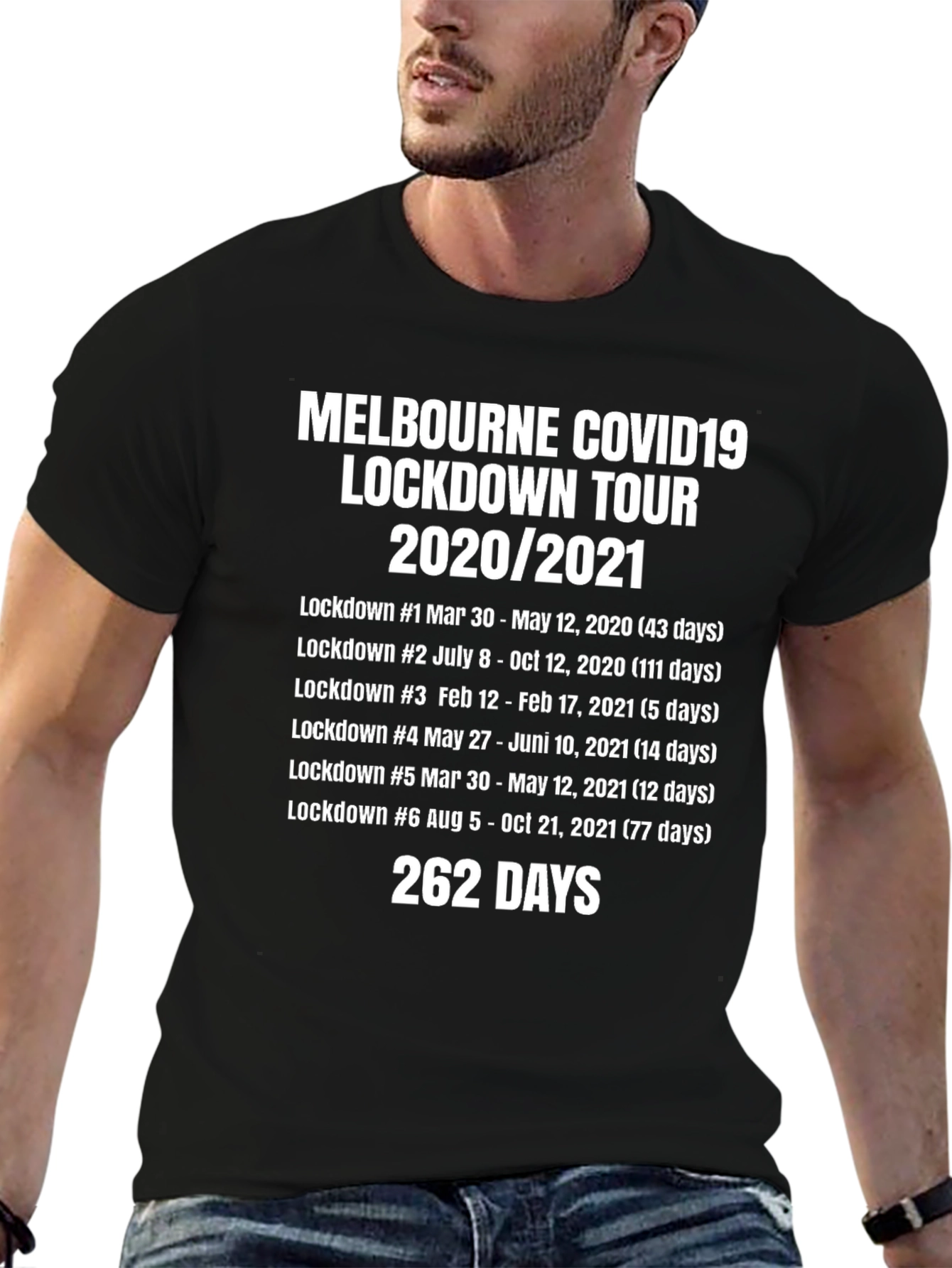 Melbourne COVID Lockdown Tour 2020/2021 T-Shirt