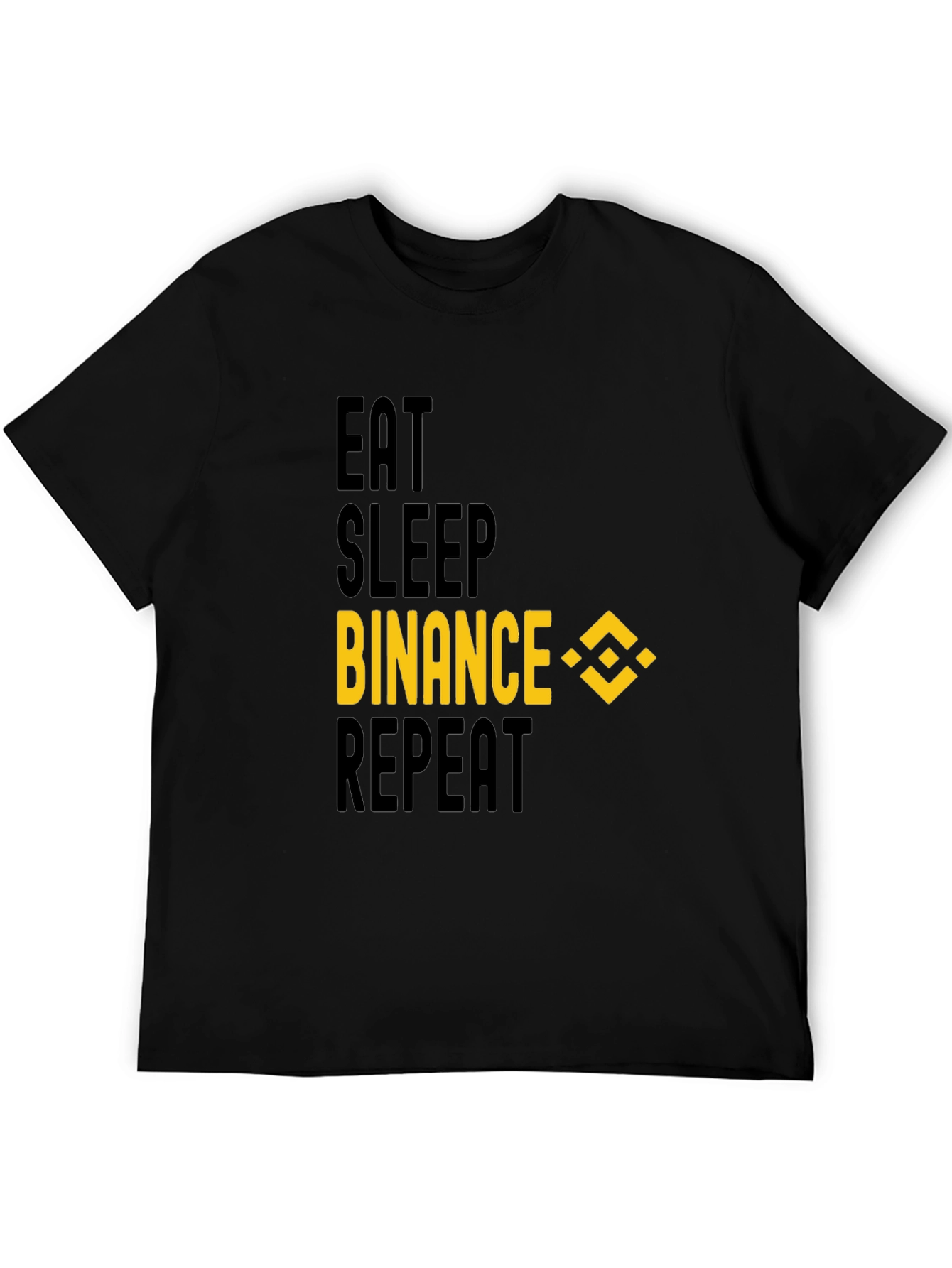Eat Sleep Binance Repeat T-Shirt