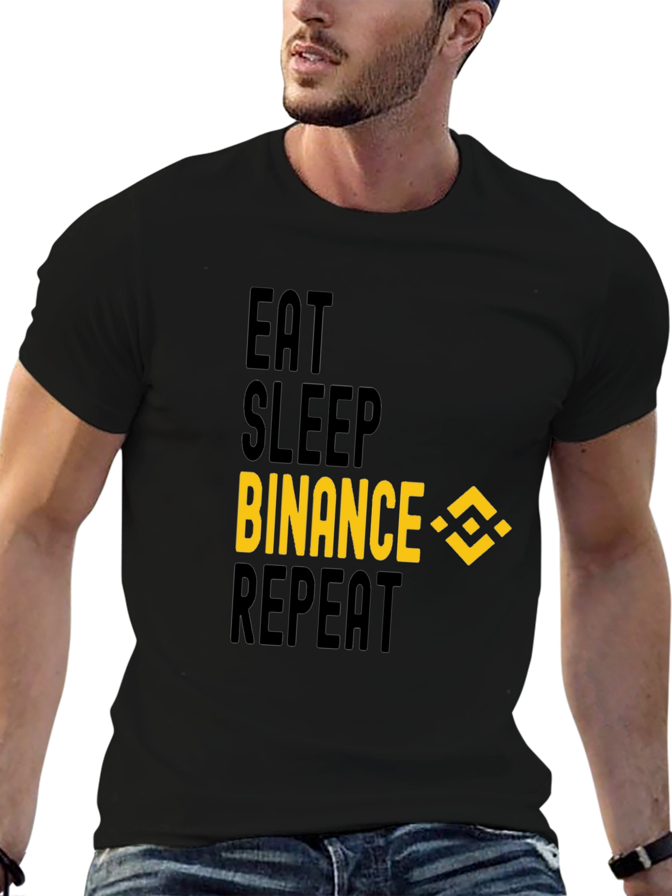 Eat Sleep Binance Repeat T-Shirt
