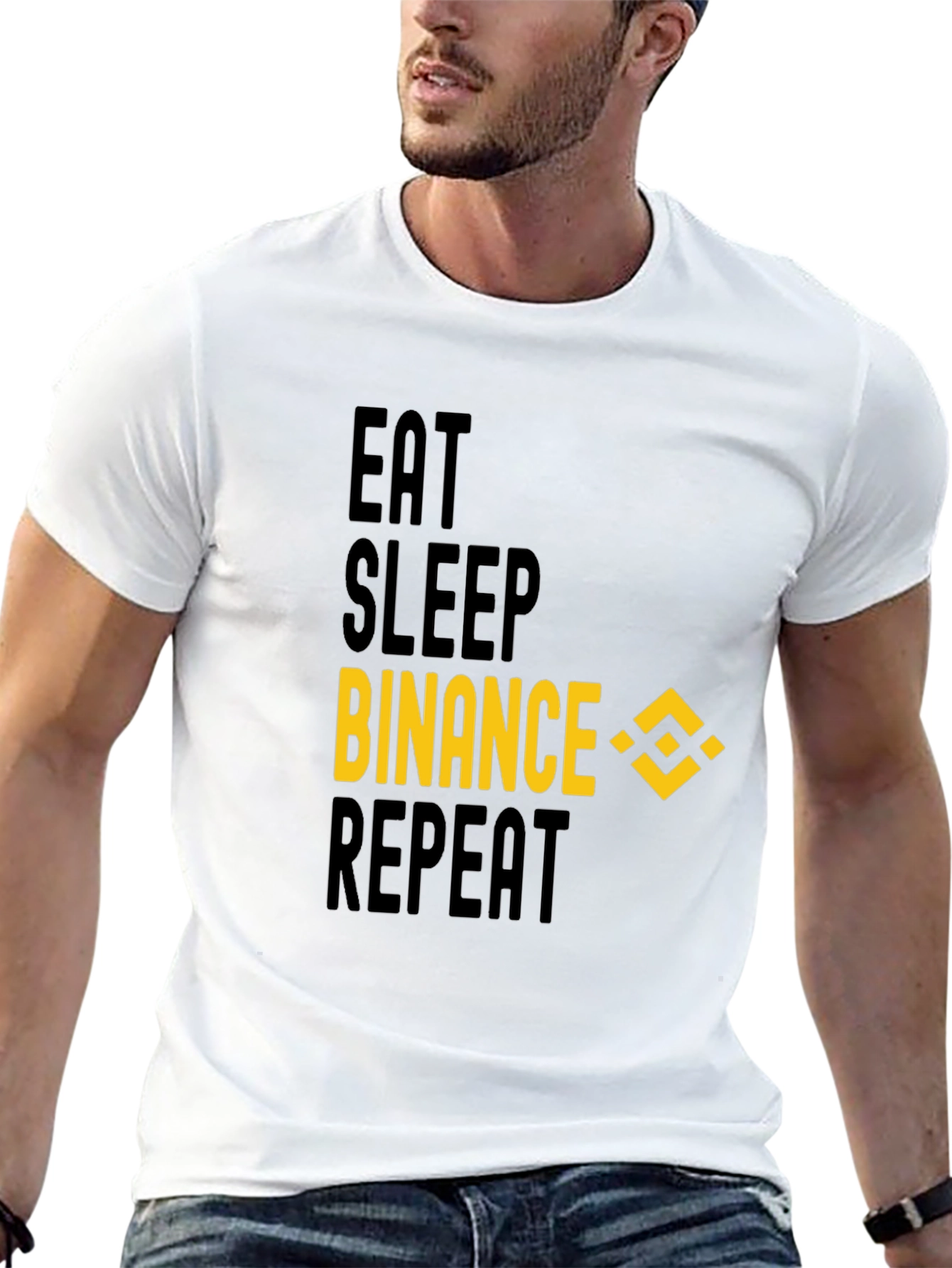 Eat Sleep Binance Repeat T-Shirt
