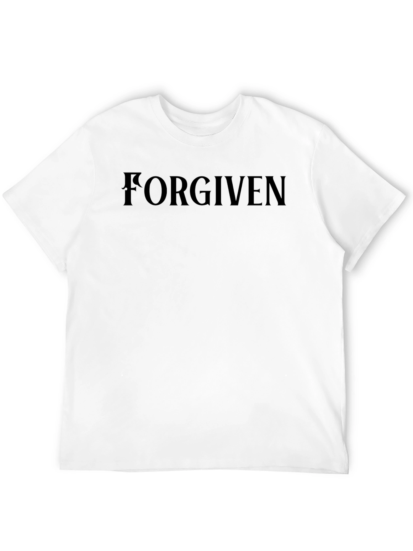 Forgiven Graphic Tee - Black Christian T-Shirt