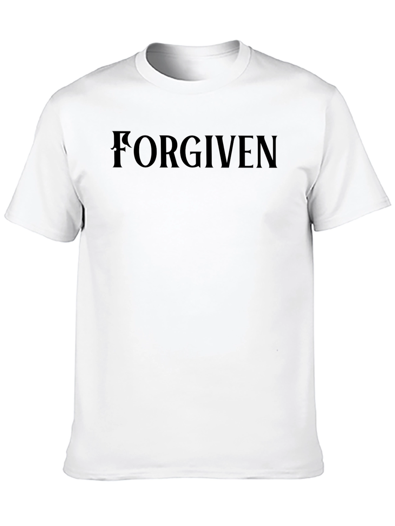 Forgiven Graphic Tee - Black Christian T-Shirt