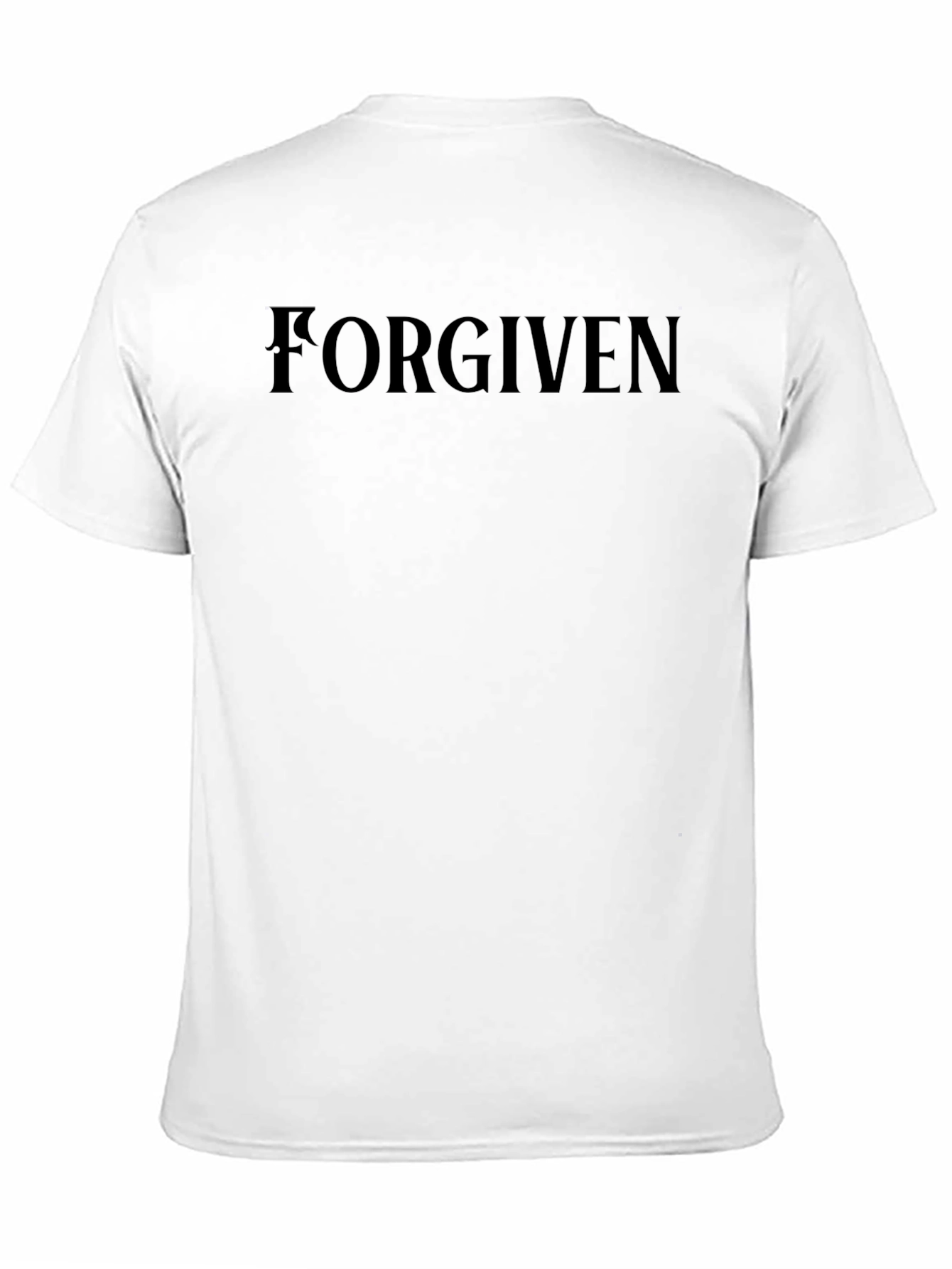 Forgiven Graphic Tee - Black Christian T-Shirt