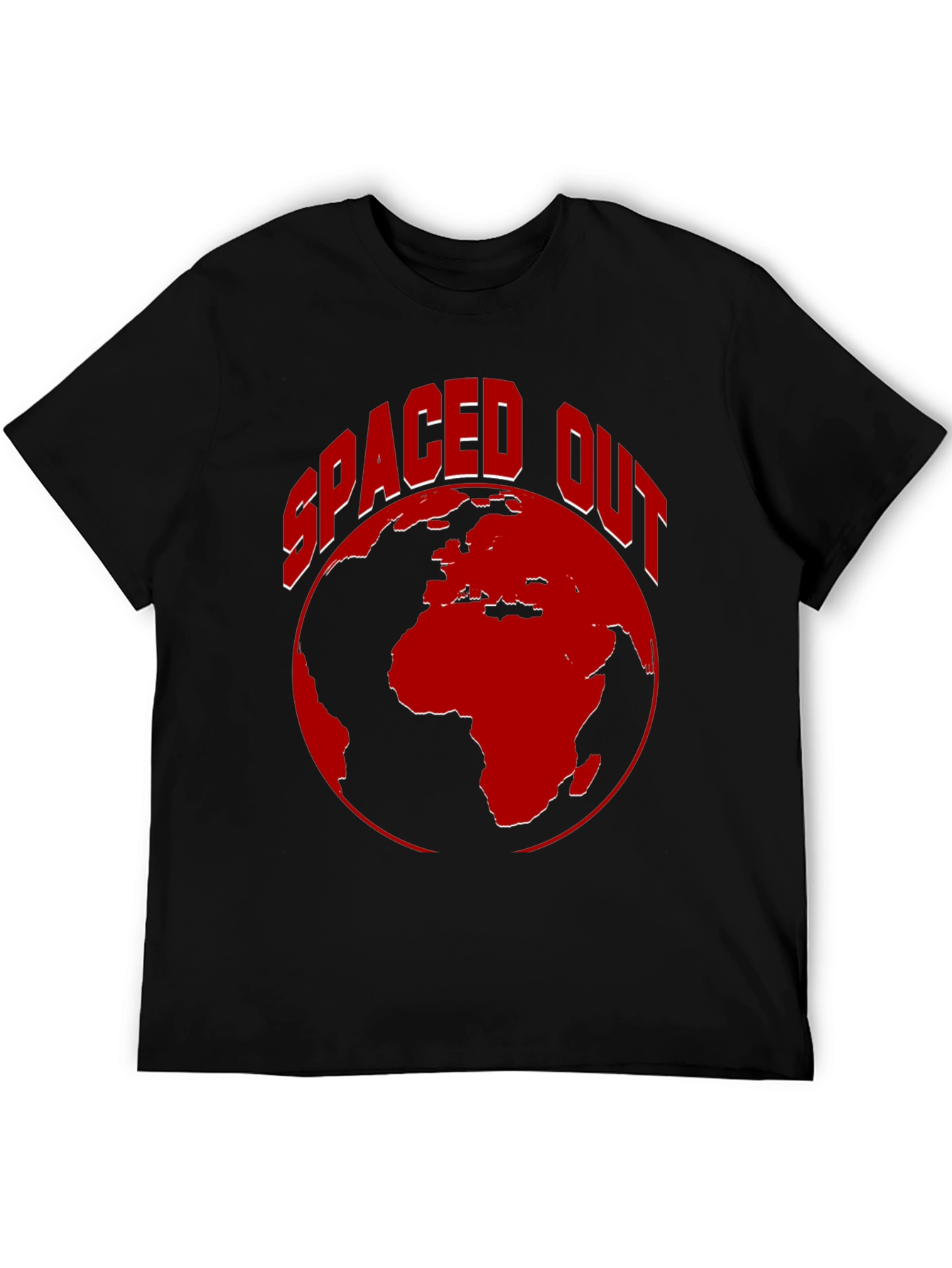 Spaced Out Earth Graphic Tee - Black