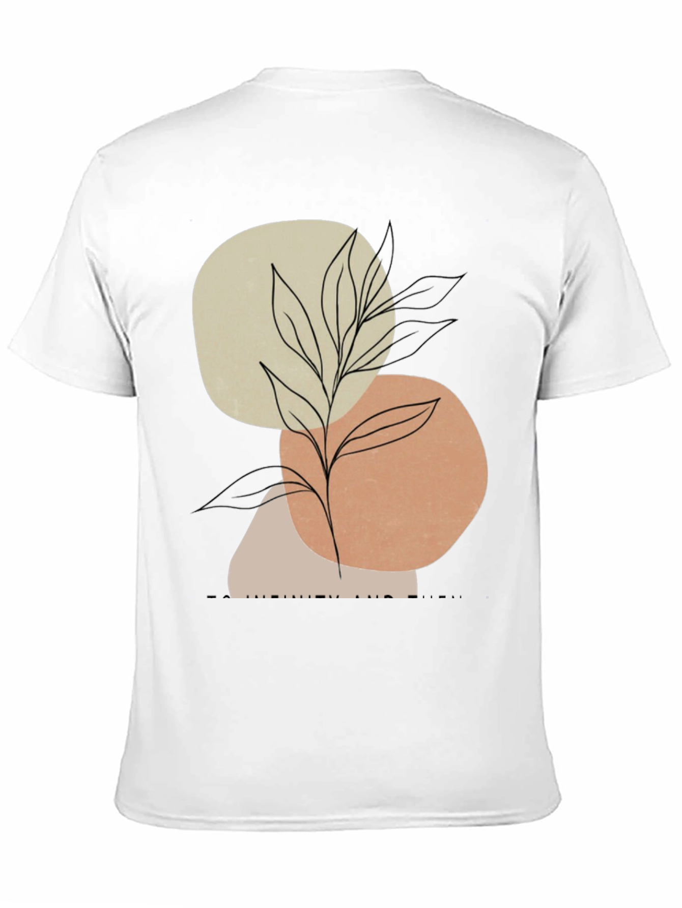 Abstract Art Plant Graphic Mens T-Shirt