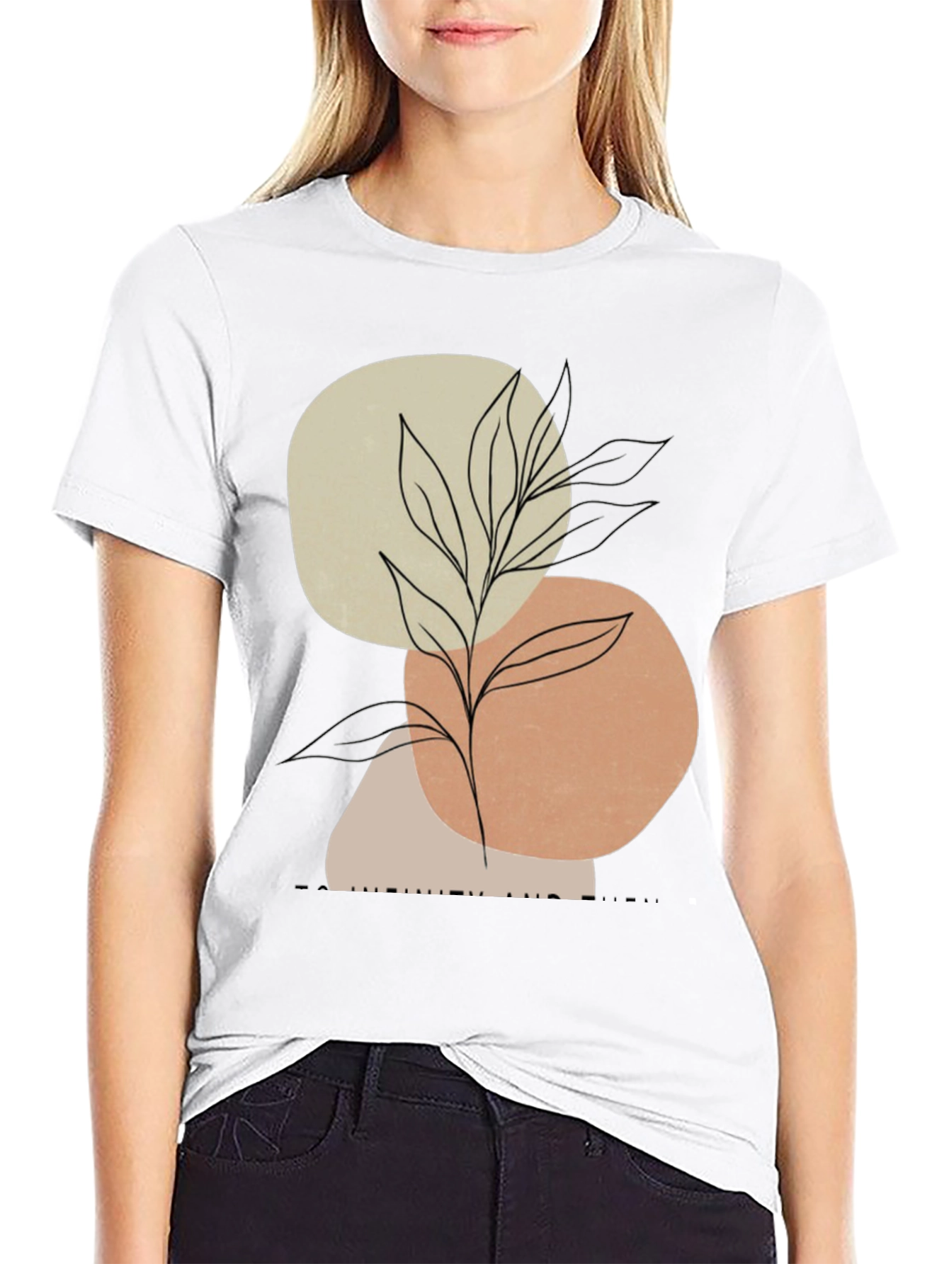 Abstract Art Plant Graphic Mens T-Shirt