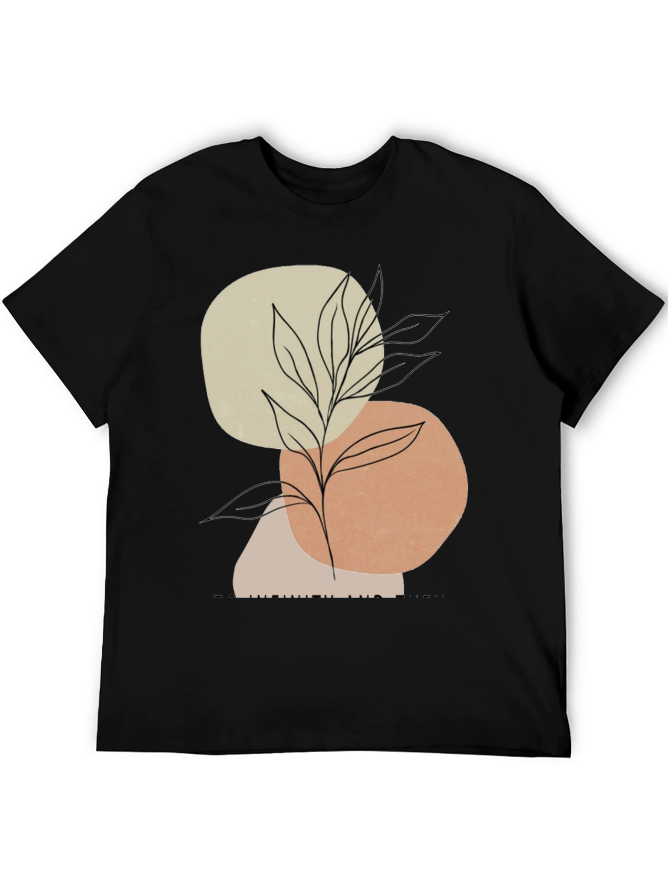 Abstract Art Plant Graphic Mens T-Shirt