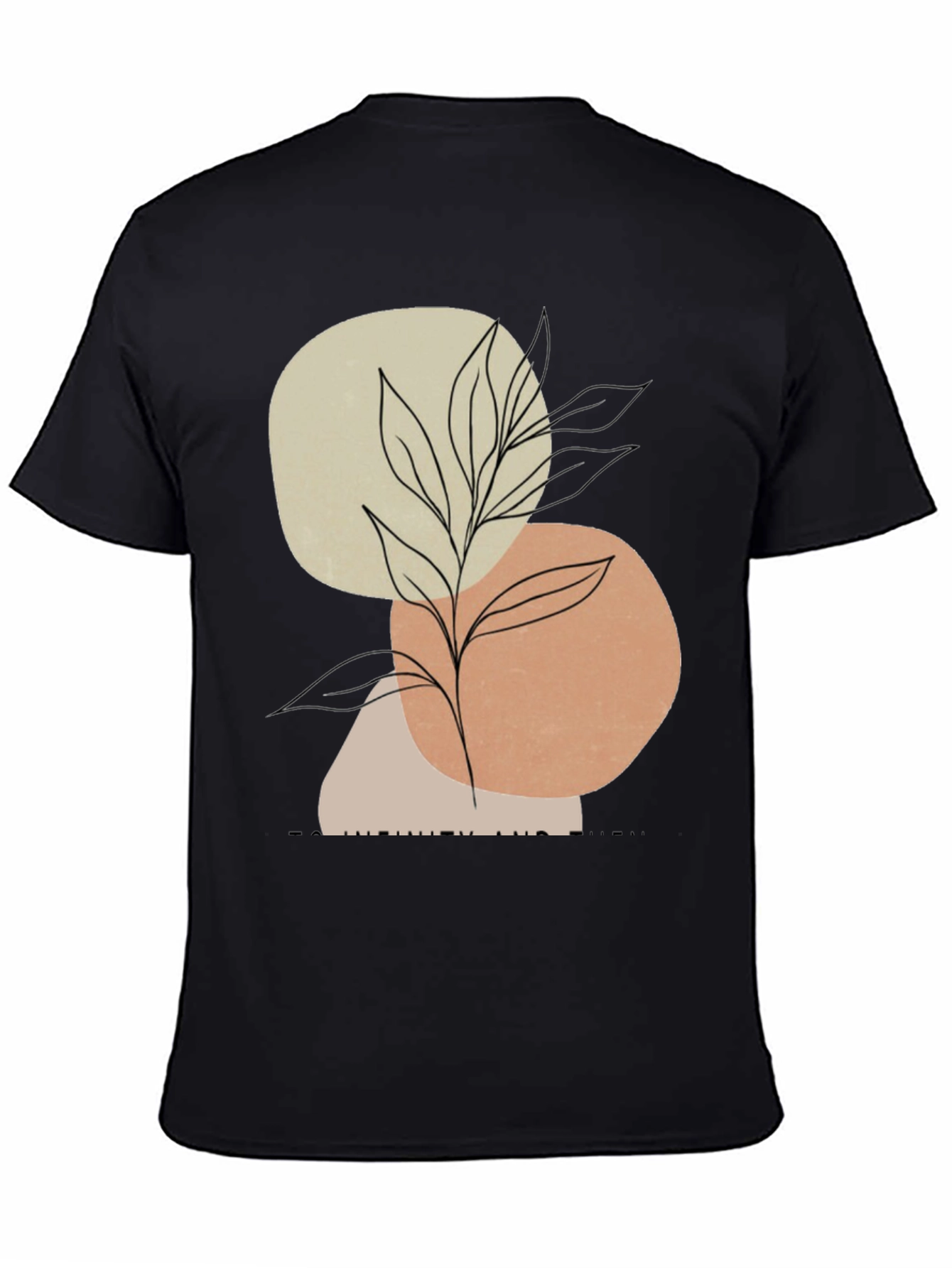 Abstract Art Plant Graphic Mens T-Shirt