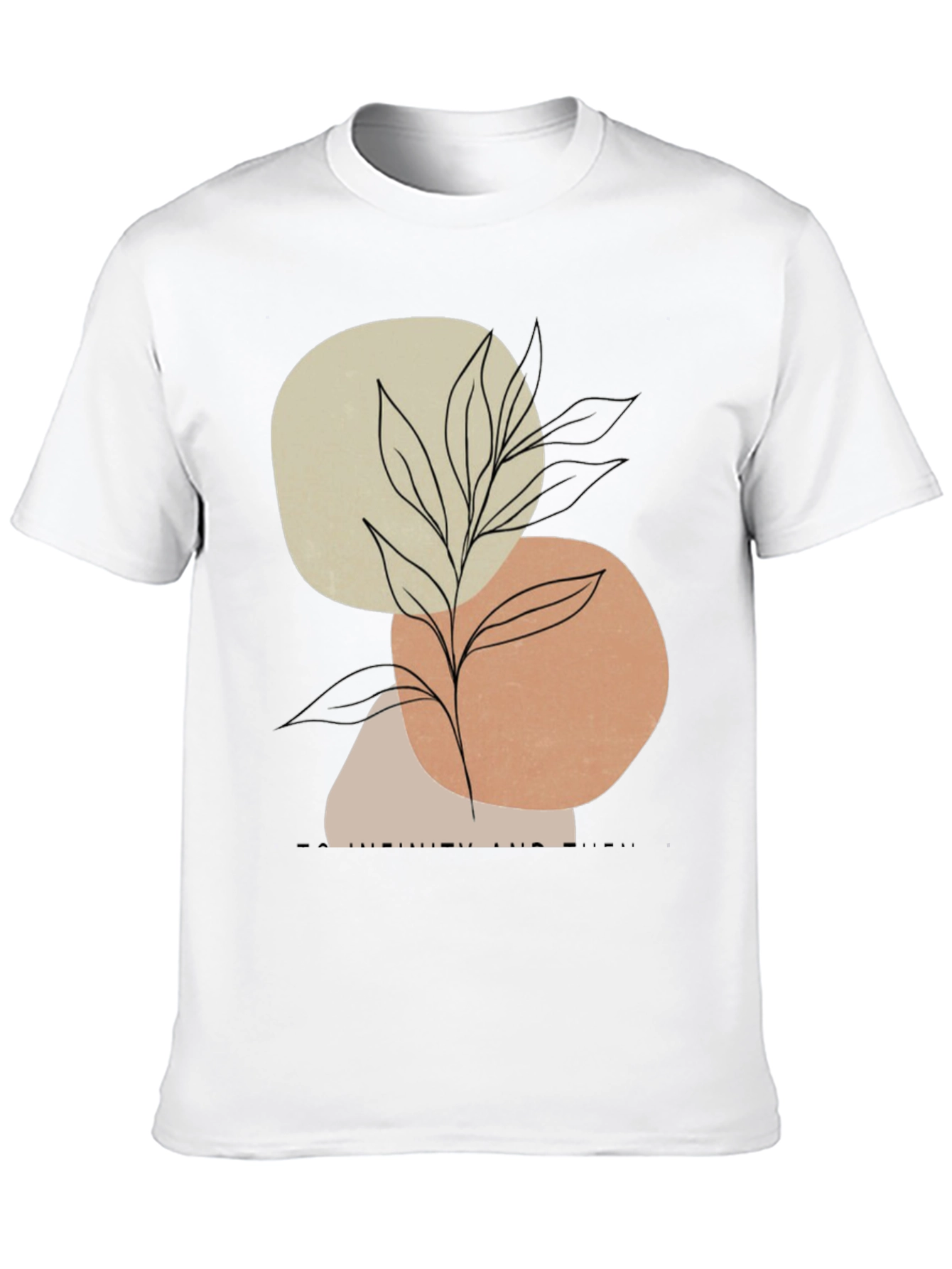 Abstract Art Plant Graphic Mens T-Shirt