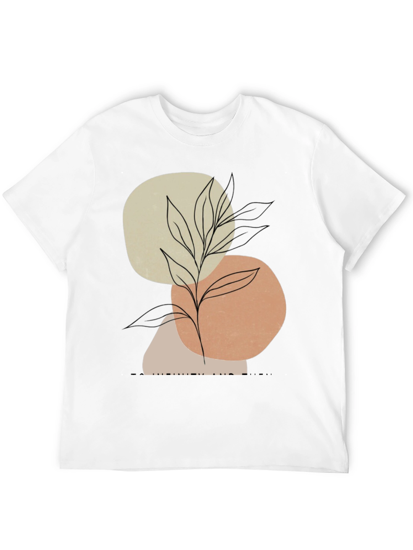 Abstract Art Plant Graphic Mens T-Shirt