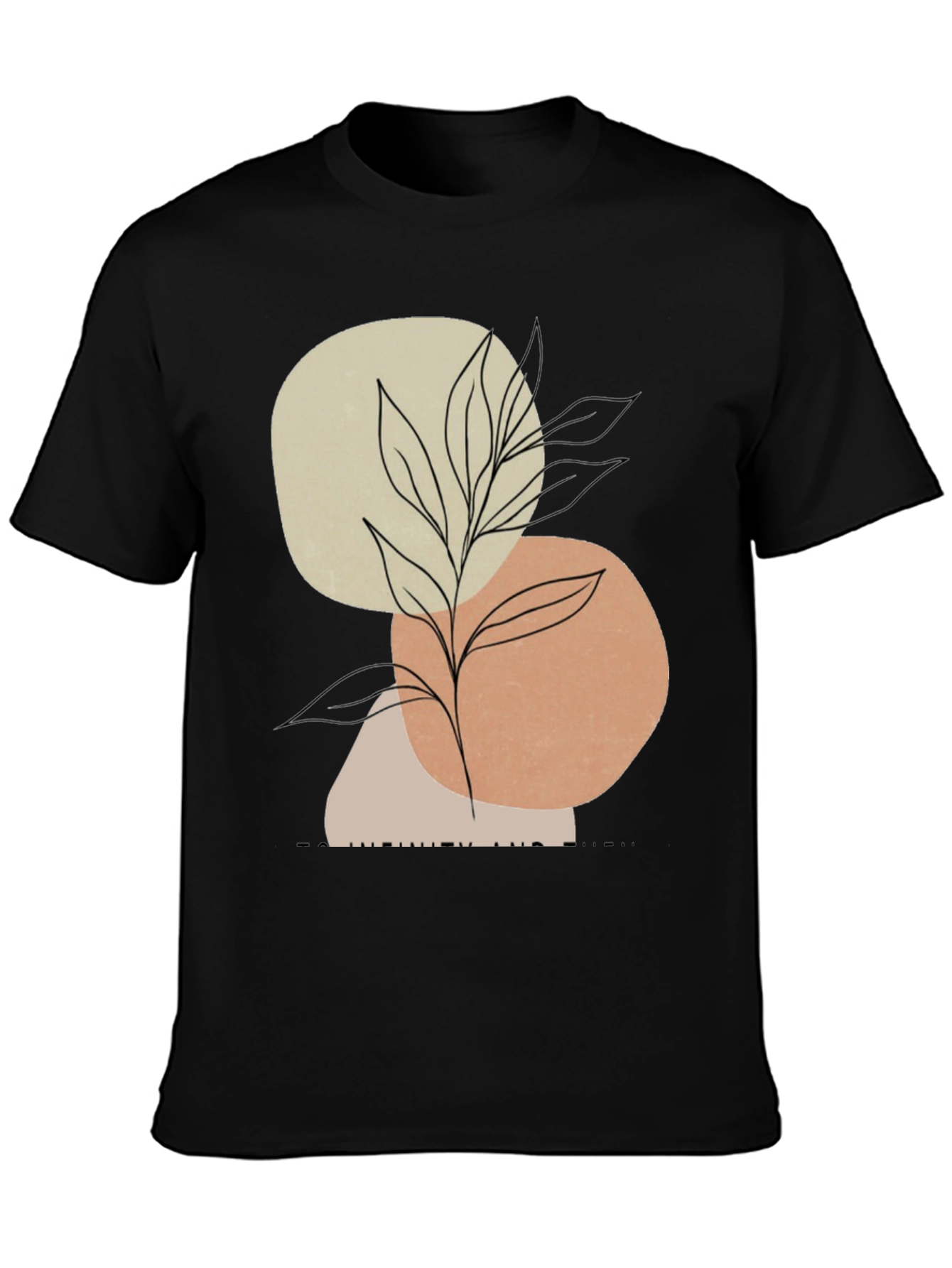 Abstract Art Plant Graphic Mens T-Shirt