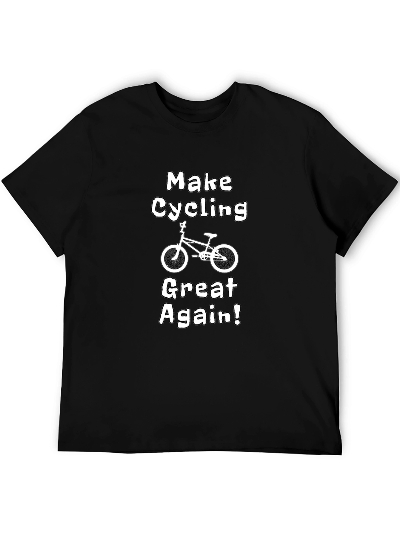Make Cycling Great Again Black T-Shirt