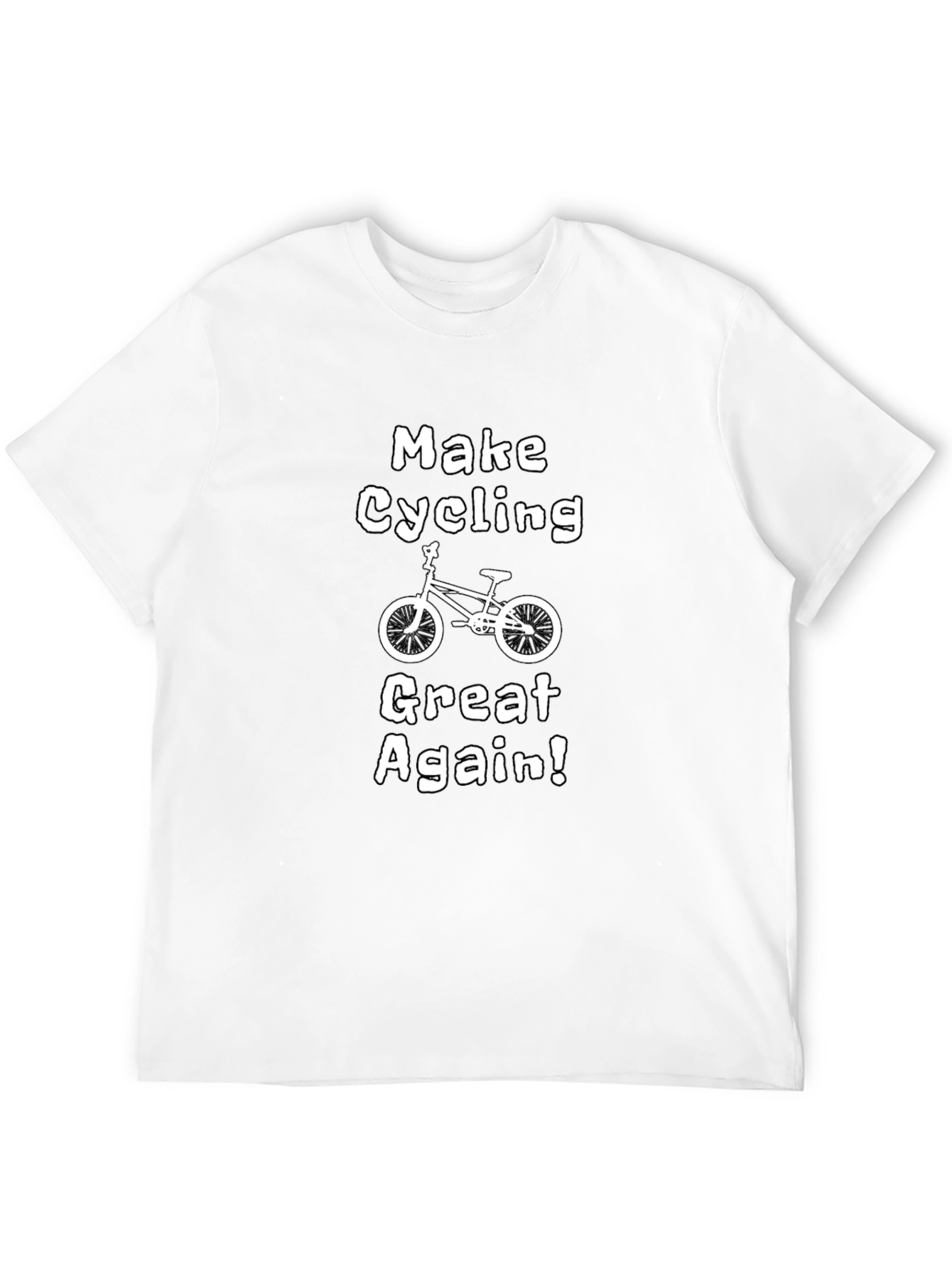 Make Cycling Great Again Black T-Shirt