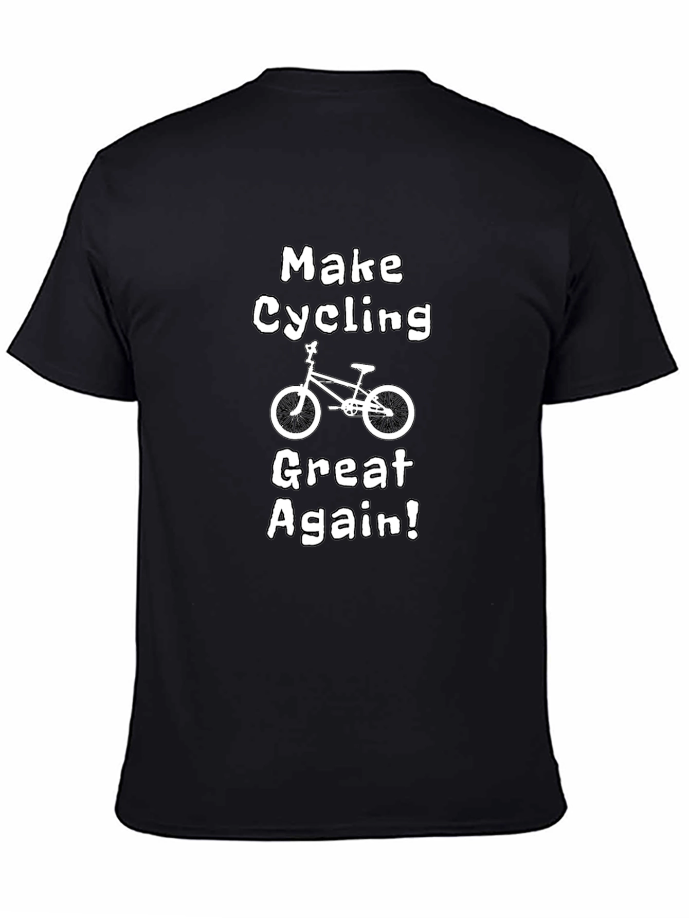Make Cycling Great Again Black T-Shirt