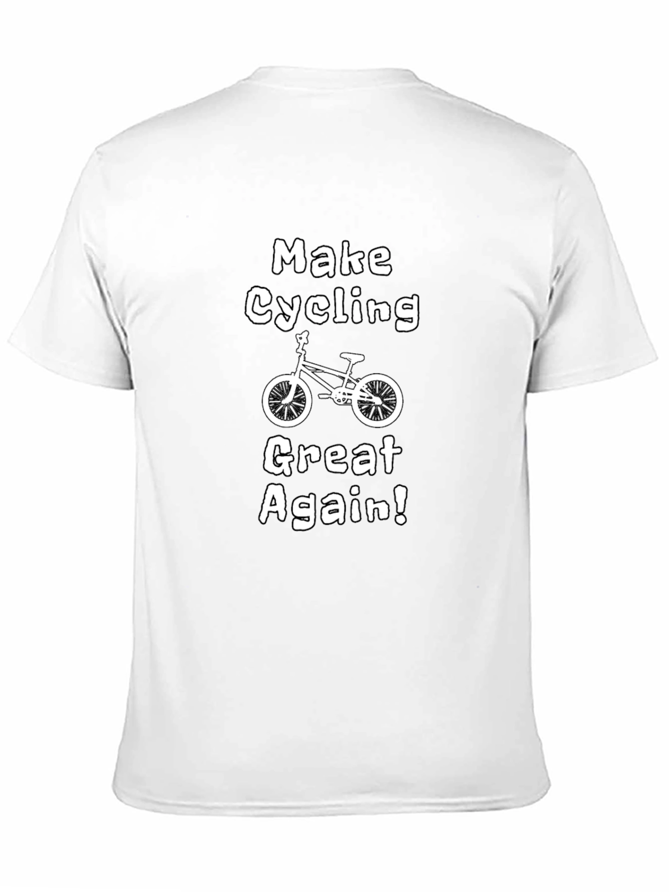 Make Cycling Great Again Black T-Shirt